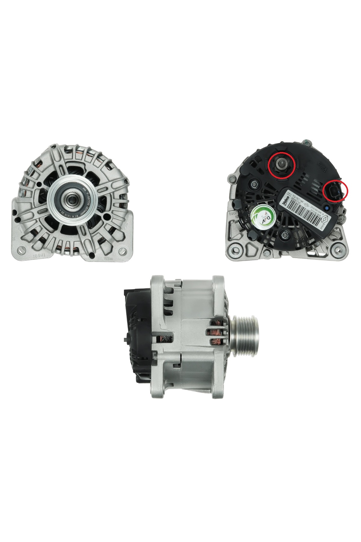 Megane 4 1.5 dCi Alternatör 150A Valeo