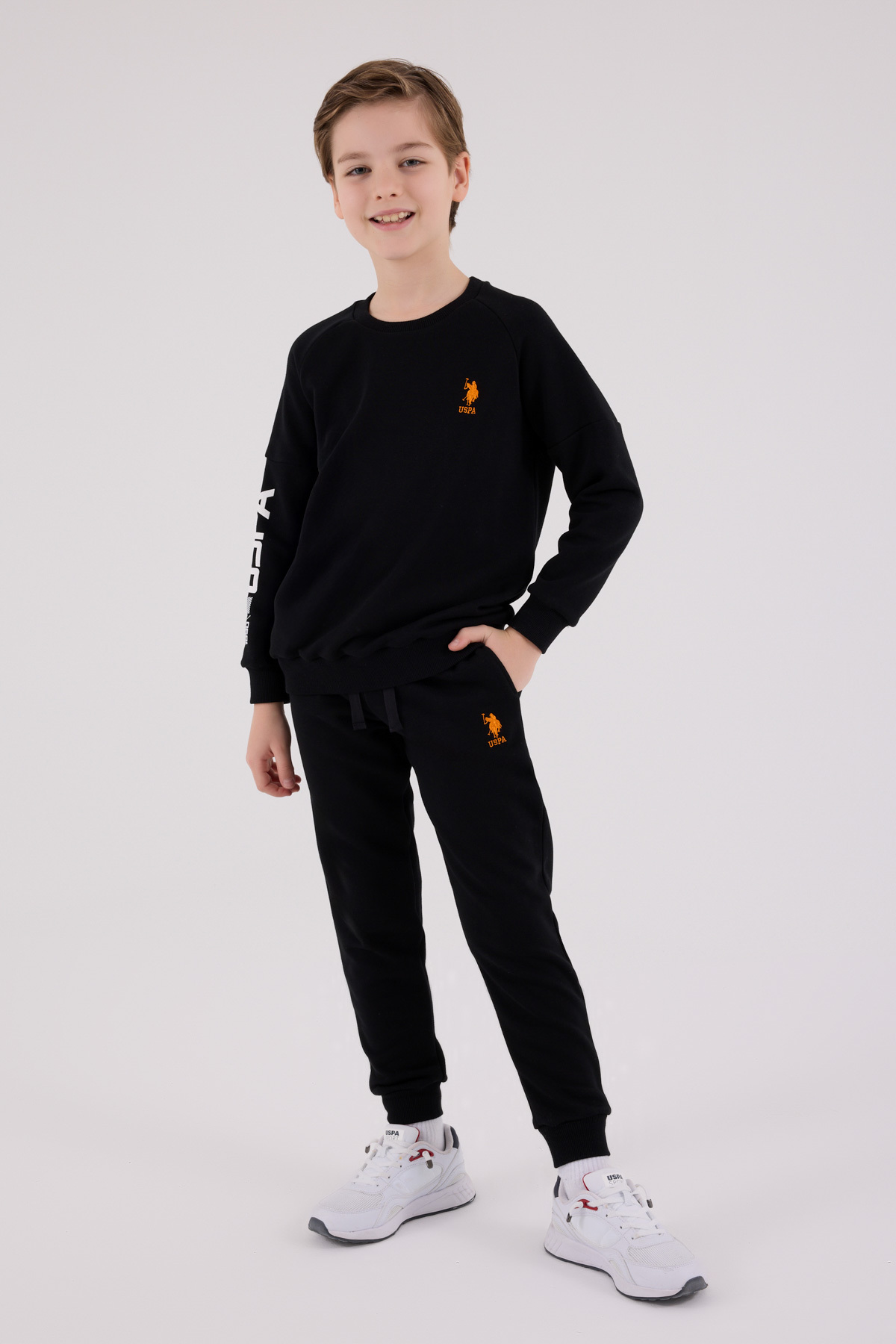 ست پیژامه مشکی پسرانه U.S. Polo Assn. — 4