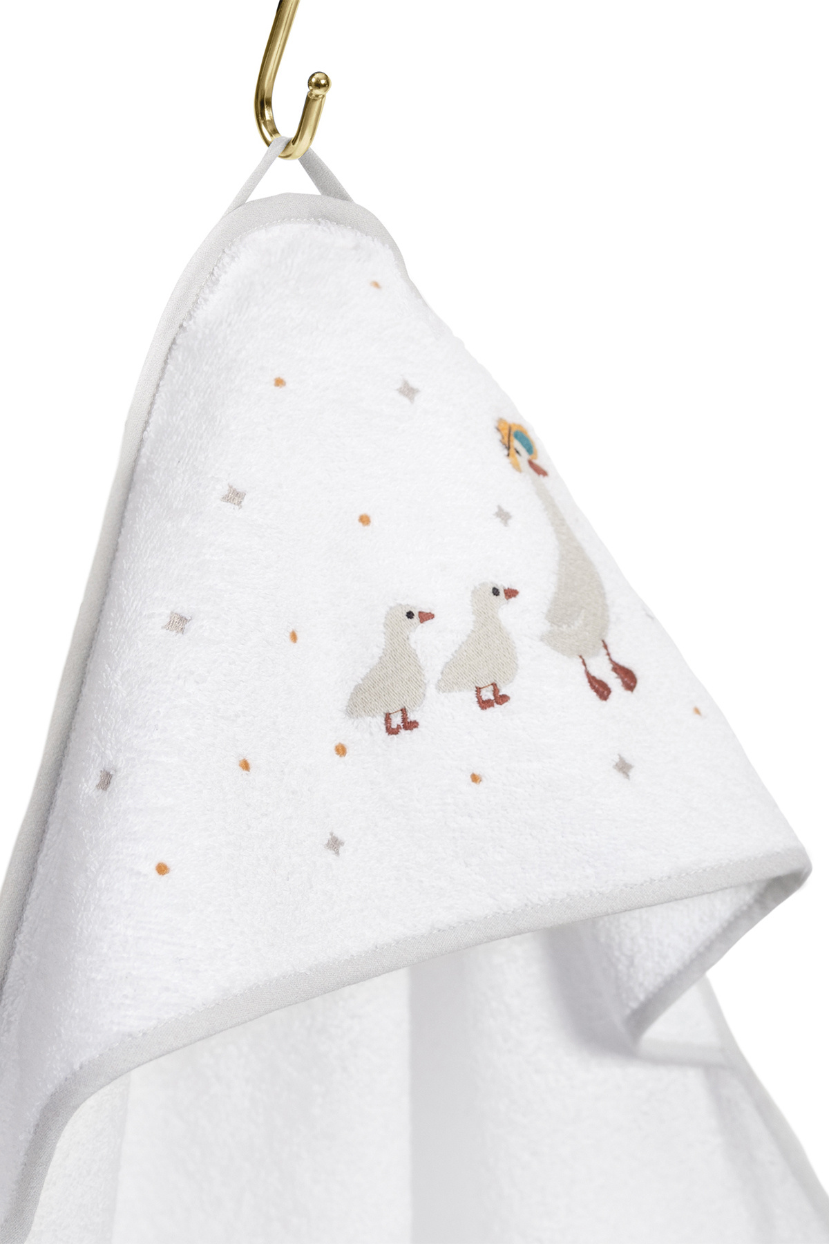 Casadora Baby Feather %100 Pamuk- Nakışlı Bebek Havlu Kundak - 80x80cm