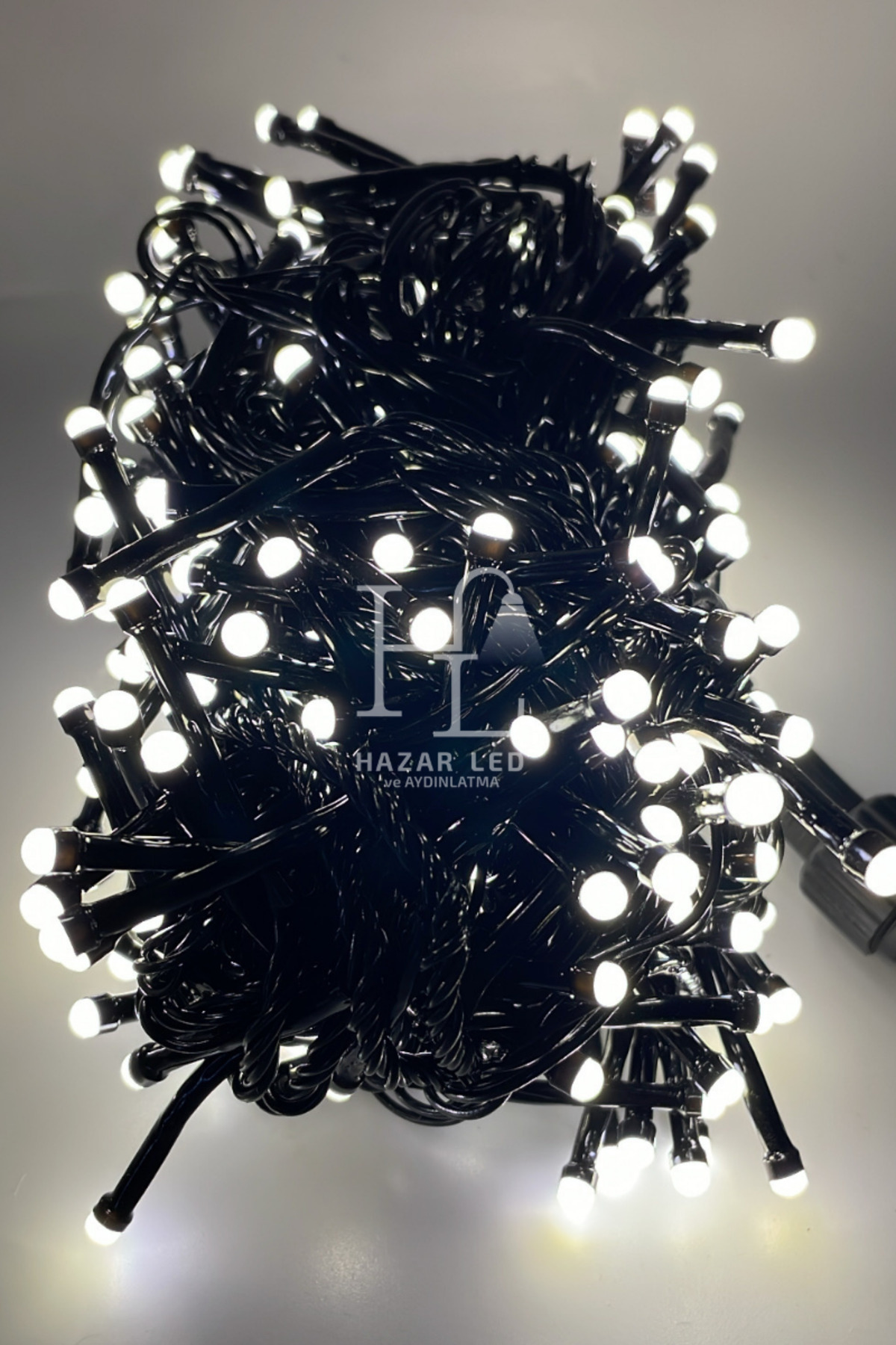 Hazar Led 10 Metre Gün Işığı Kirpi Led Siyah Kablolu Jack Eklemeli