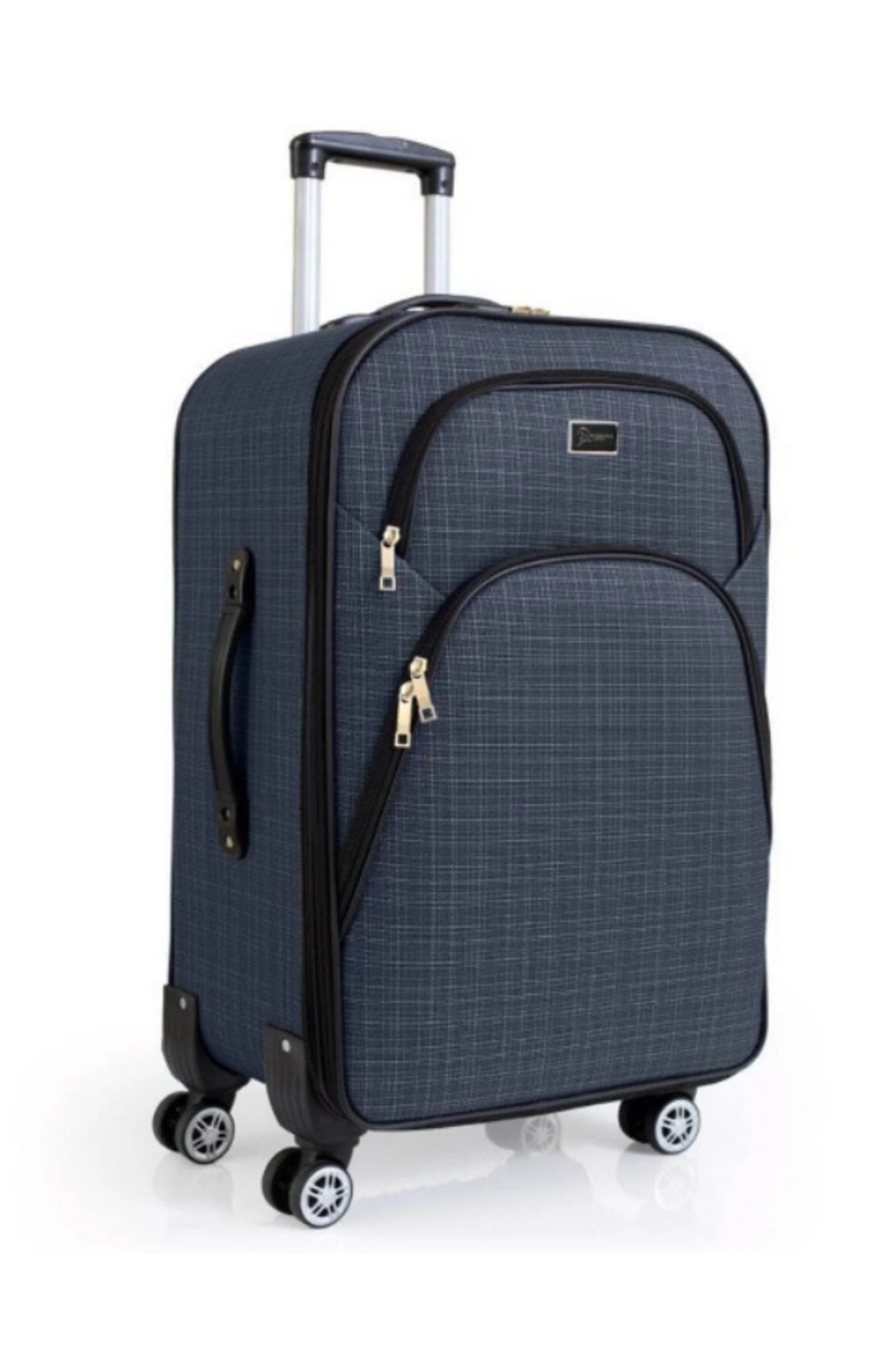 HSR Orta Boy 4 Teker Kumaş Valiz Lüx