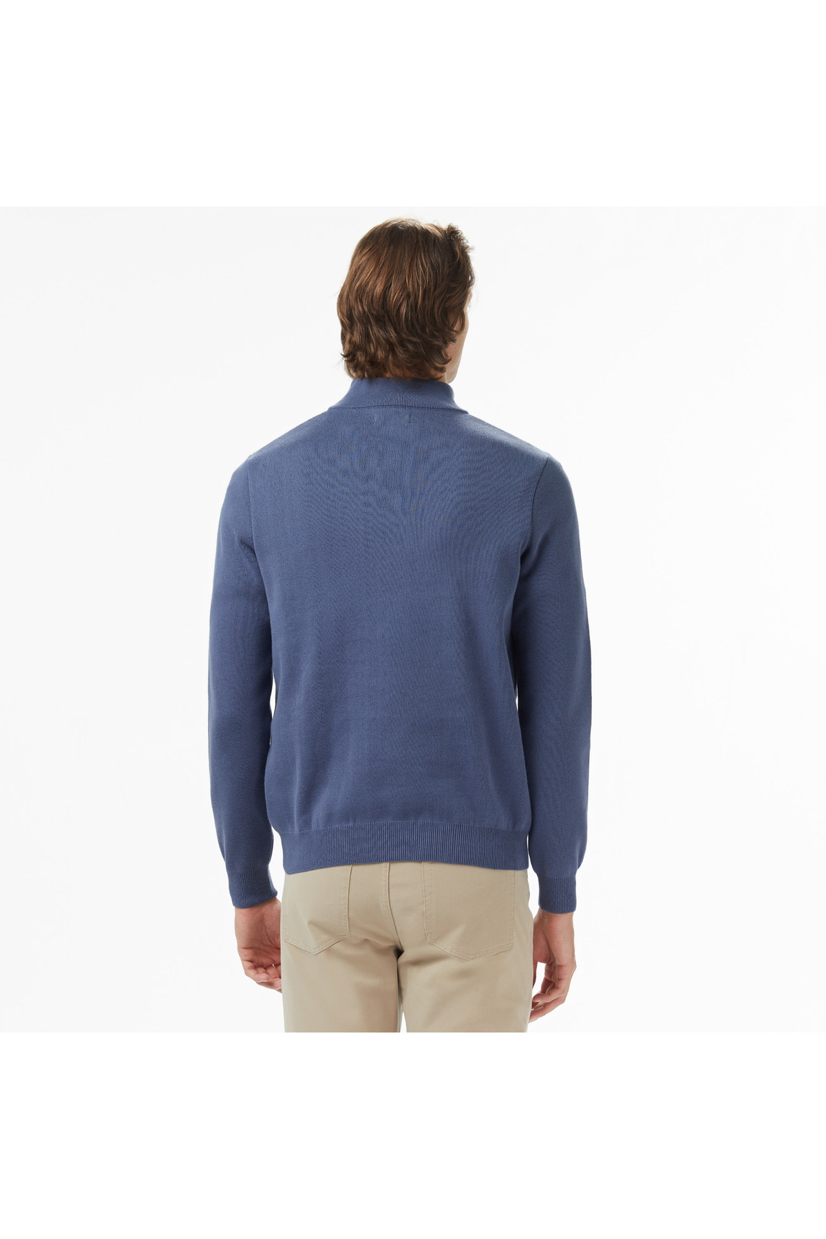 Erkek Mavi Classic Fit Kazak — آبی S57220T — تصویر 2 از 4