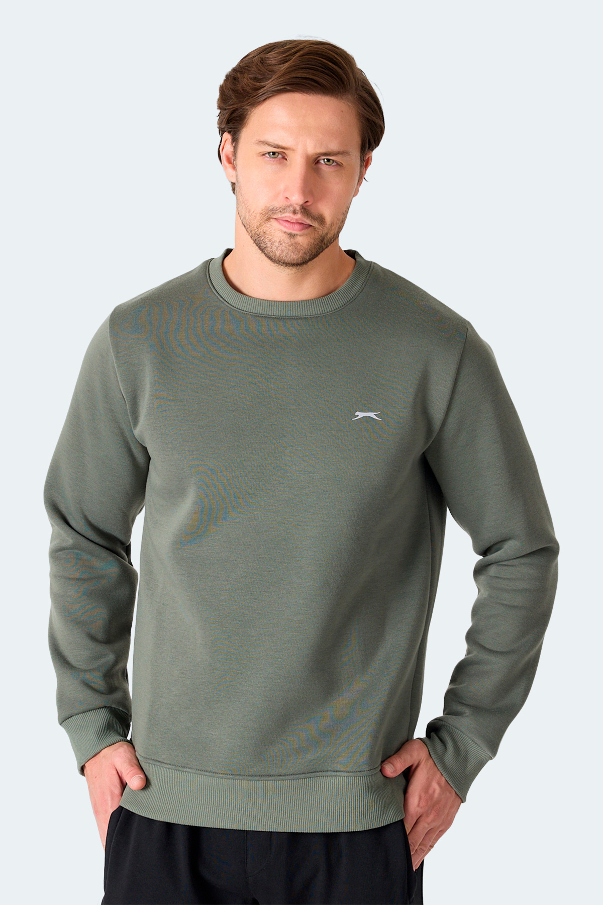 سویشرت مردانه خاکی MEGAR I اسلازنگر سویشرت اسپرت Slazenger