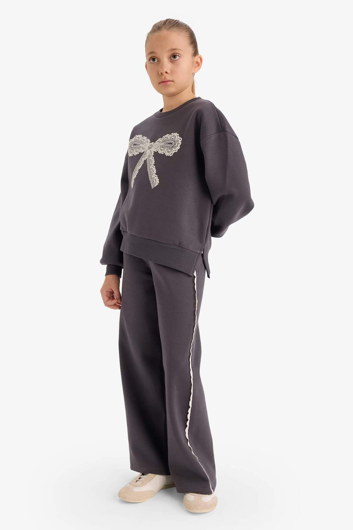 DeFacto Girl's Wide Leg Wide Leg Sweatpants G6275A825Wn