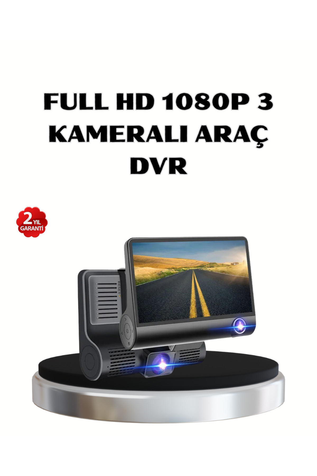 ZERO LAND SPTRNS Full HD Araç Kamerası 3’lü 4.0” Ekranlı ve HDR (221016) Gece Görüşlü
