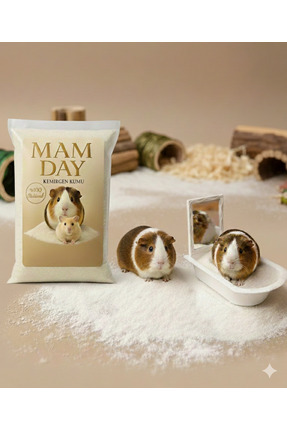 Mam Day 1 Kg Kemirgen Tuvalet Kumu + 1 Adet Kemirgen Tuvaleti