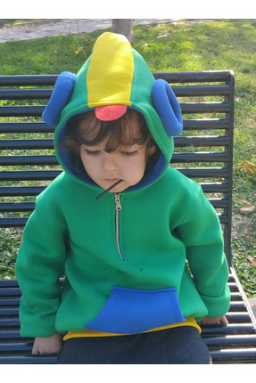 petite pati Brawl Star Leon Çocuk Sweatshirt