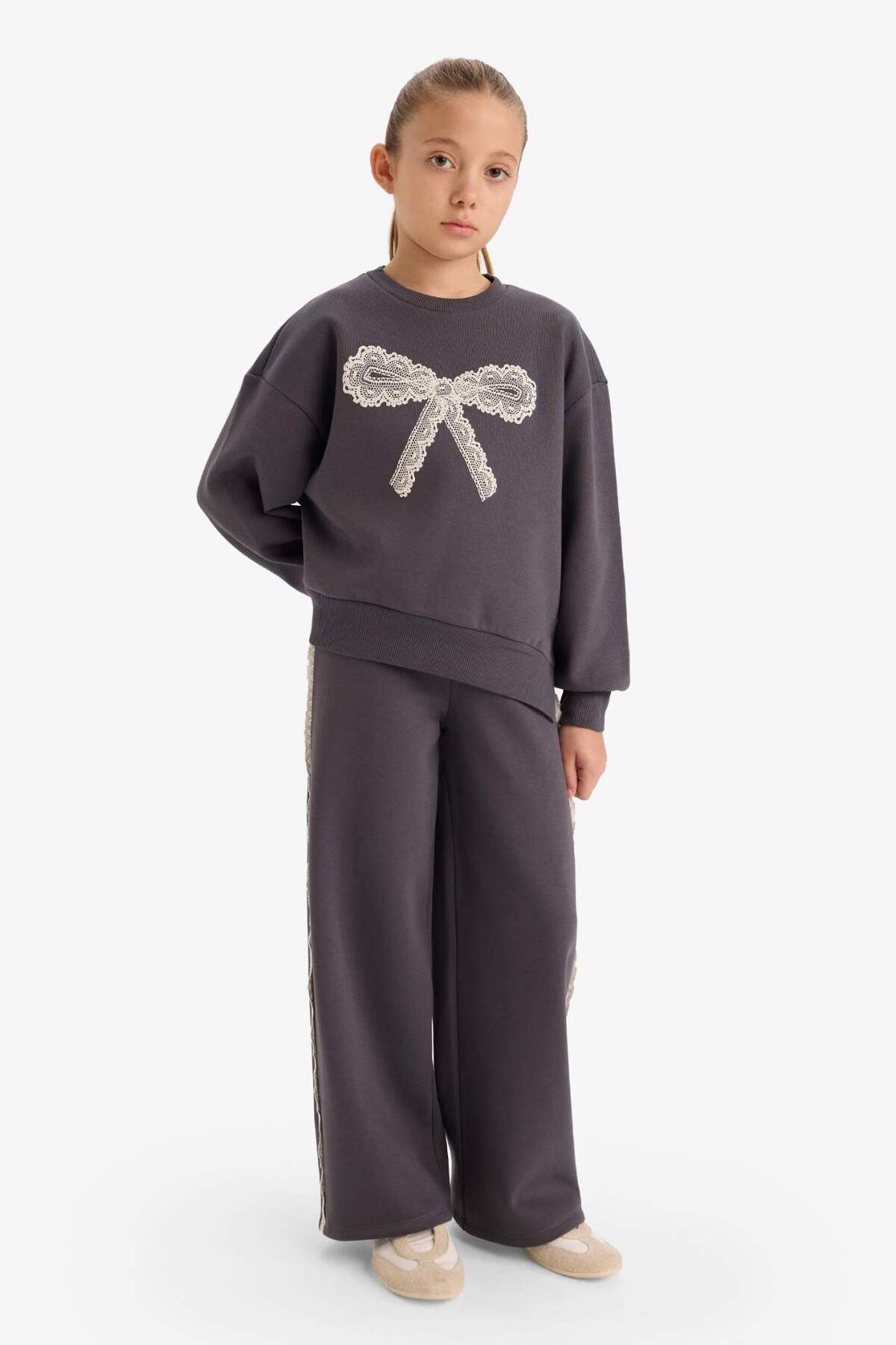 DeFacto Girl's Wide Leg Wide Leg Sweatpants G6275A825Wn