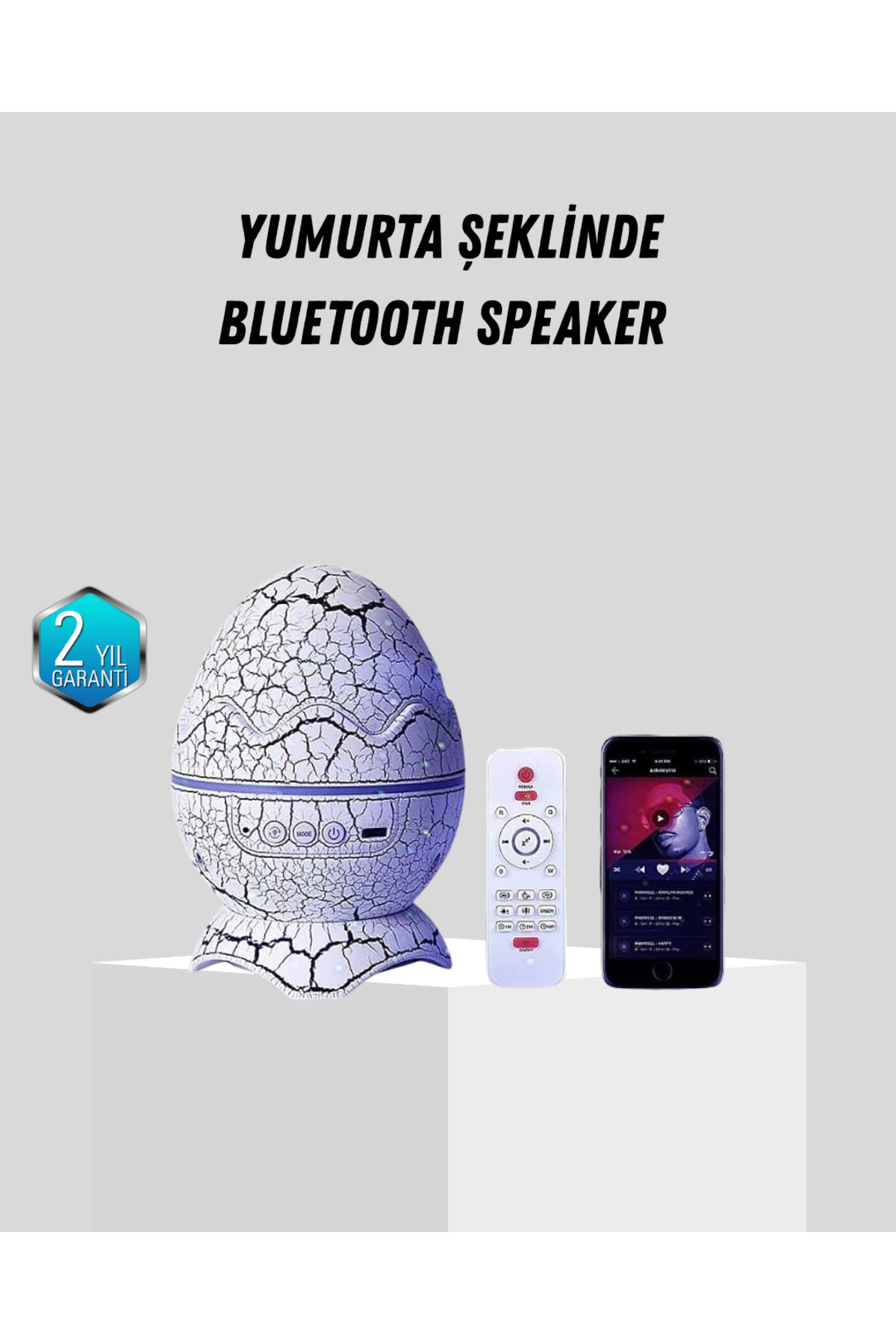 ZERO LAND SPTRNS Dinozor Yumurta Gece Lambası Projektör – 14 (231510) Renk Seçeneği