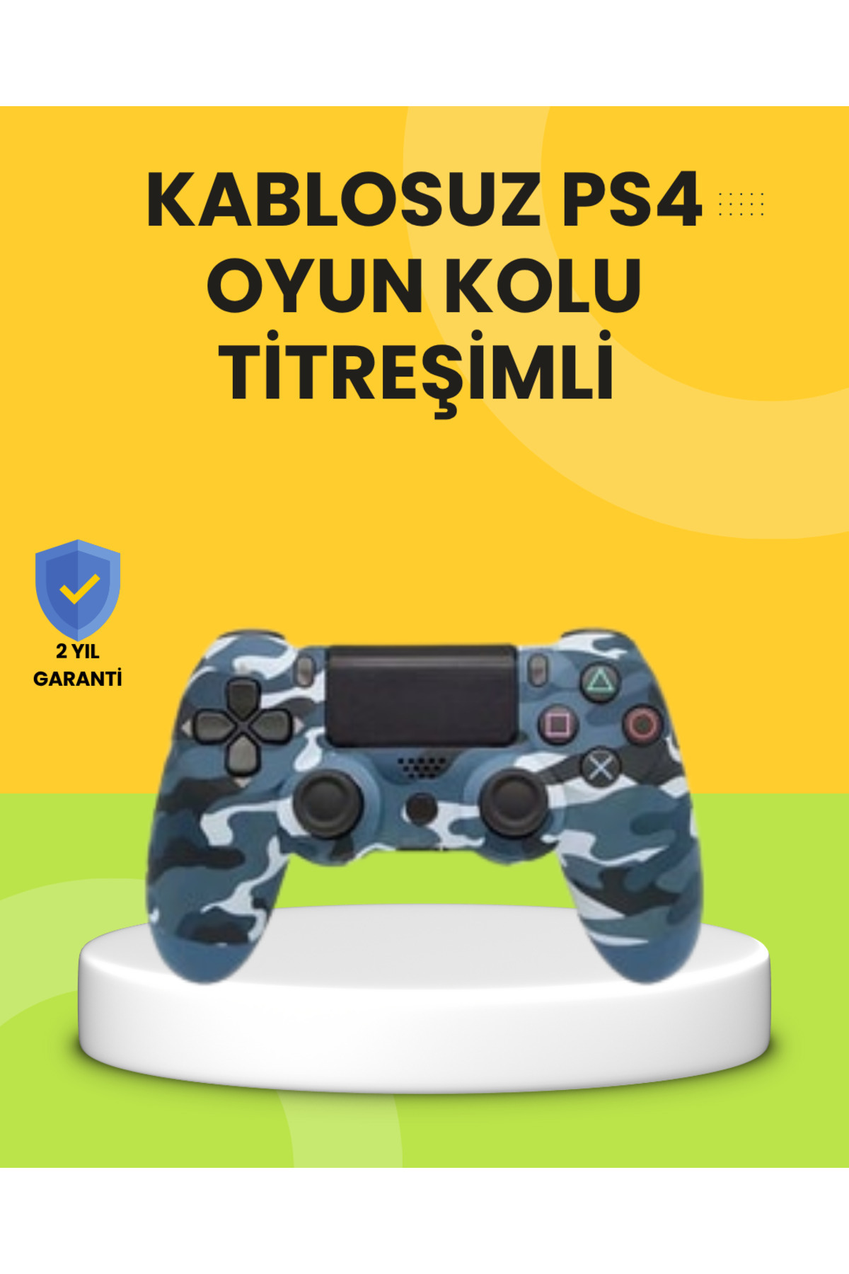 ASTRALTECH PS4 Uyumlu Kablosuz Oyun Kolu Ergonomik Çift Titreşimli