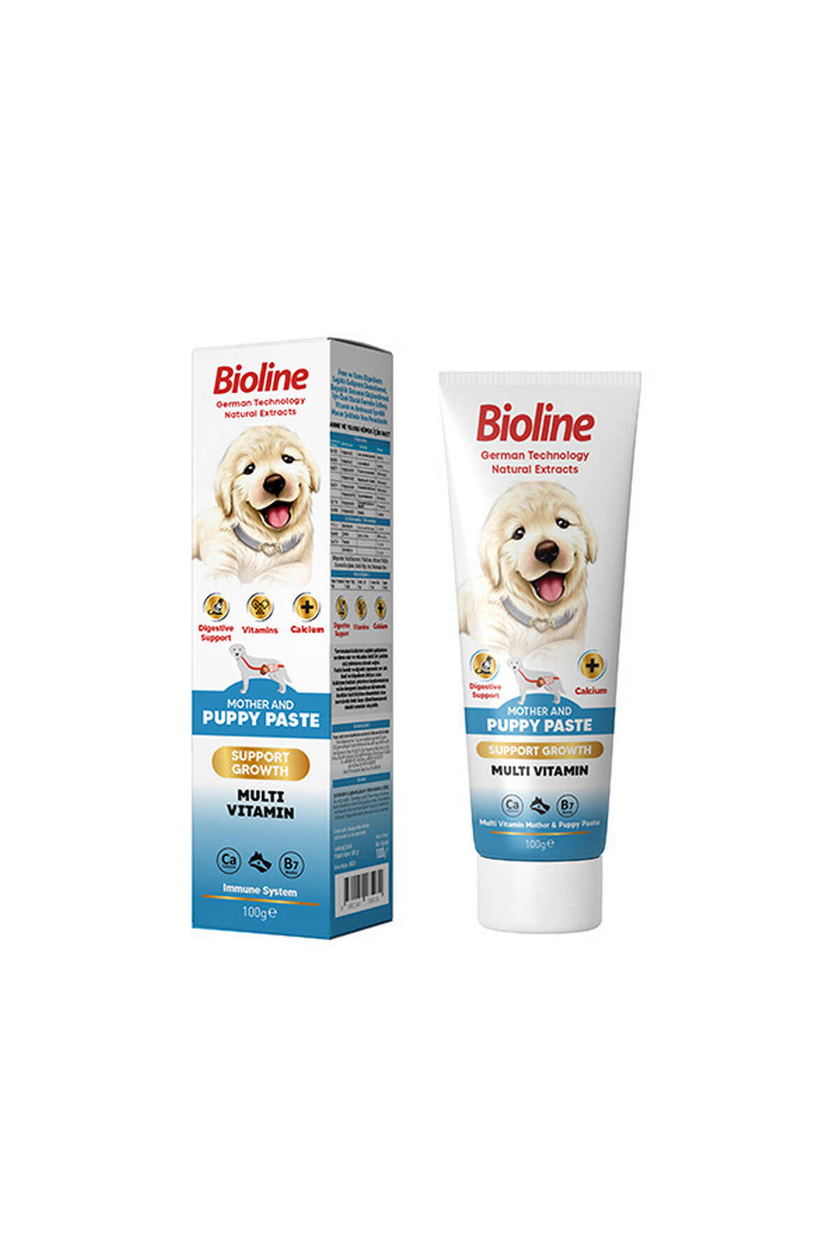 Bioline 1593038736 PUPPY PASTE 100 GR X (13830) 2 ADET