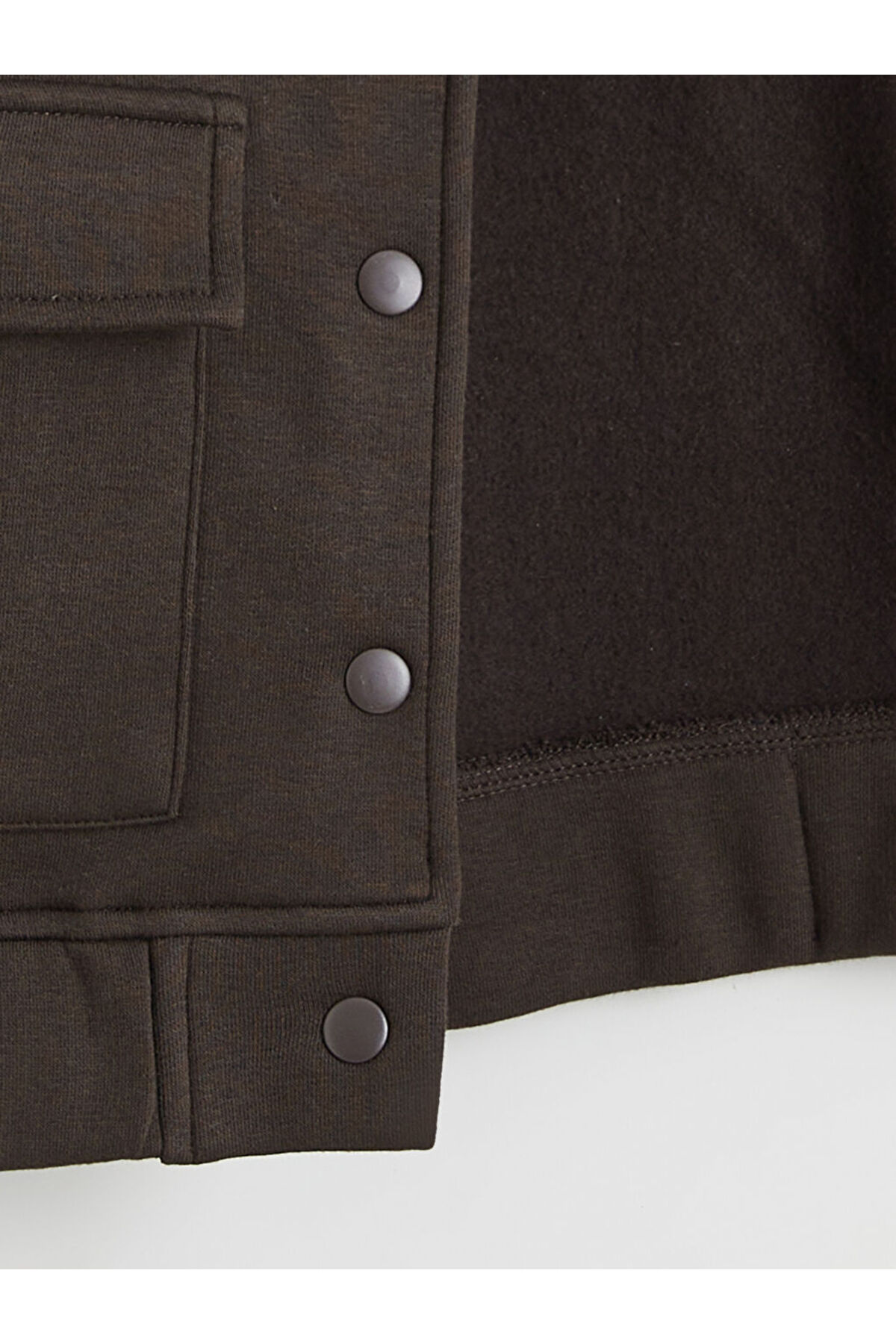 LC Waikiki LCW Kids Kahverengi Uzun Kollu Kız Çocuk Kolej Ceket fotoğrafı 3 (önizleme)