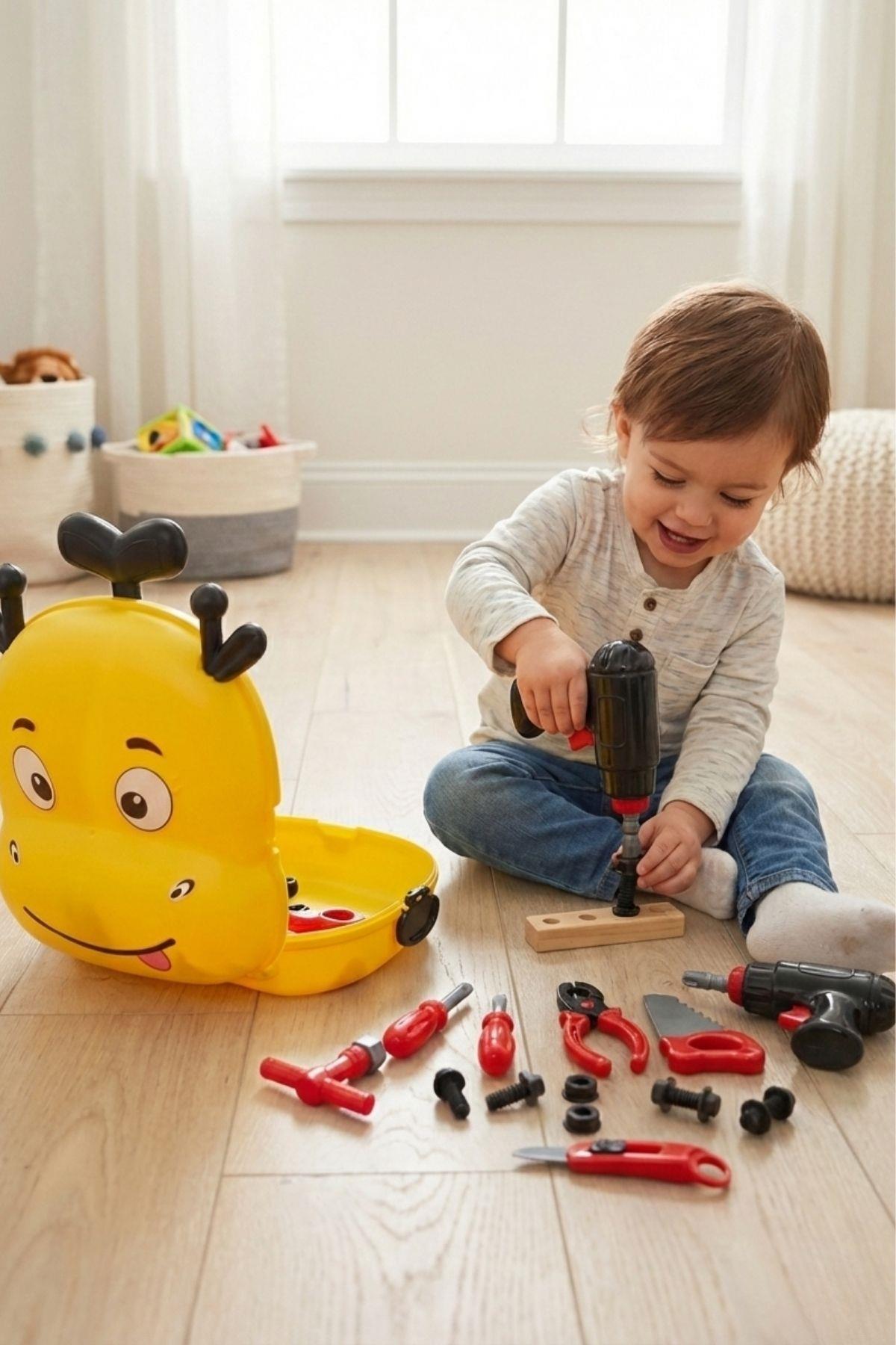 کیت تعمیر چمدان ۱۰ تکه – کیت قابل حمل تعمیر اسباببازی