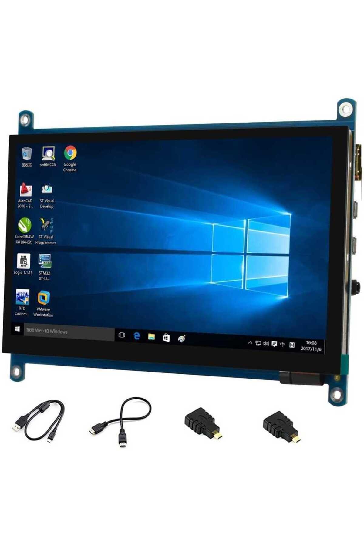 WaveShare 7inç Kapasitif Dokunmatik QLED Quantum Dot Ekran Modülü ...