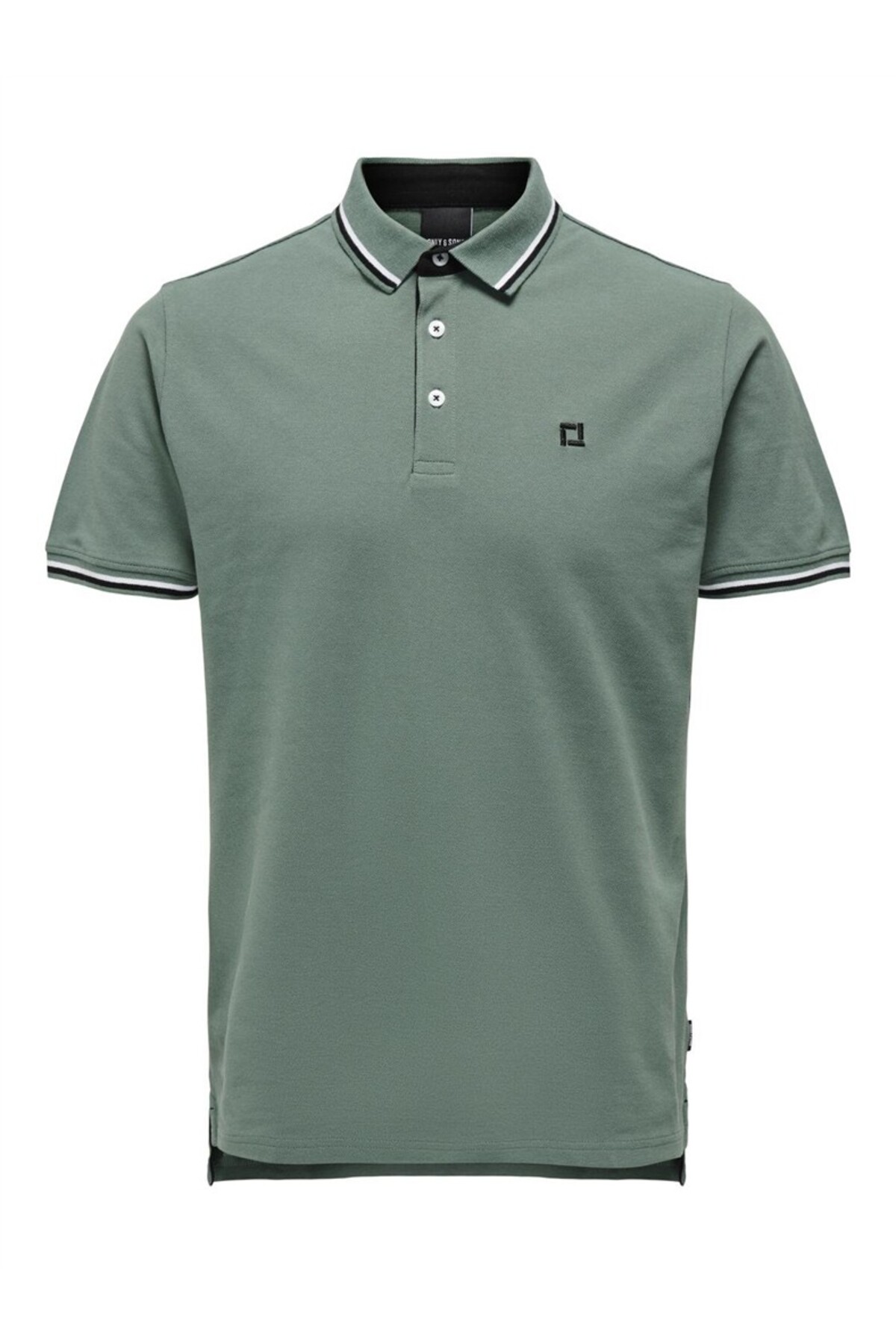 Only & Sons ONSFLETCHER LIFE SLIM SS POLO NOOS Erkek Yeşil Polo