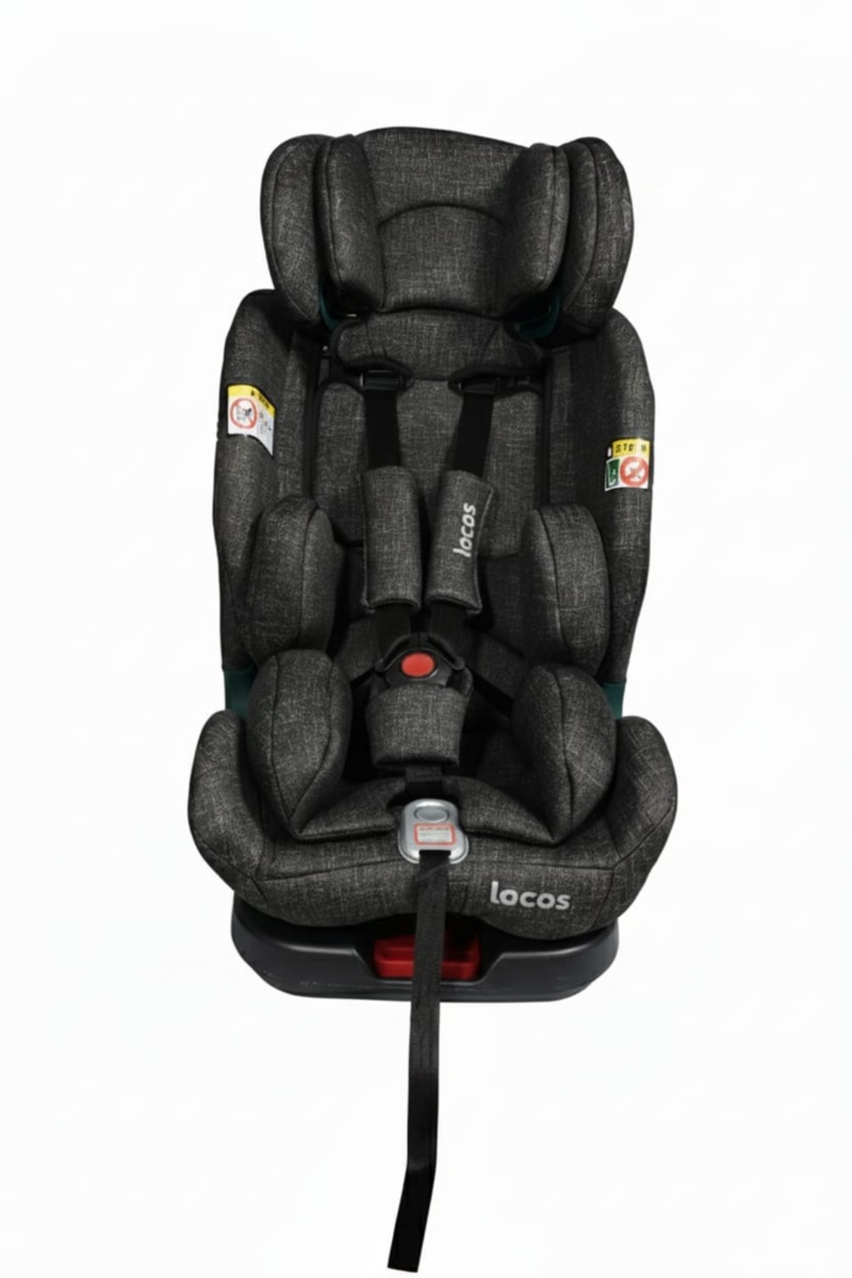 locos 360 Derece Dönebilen (0-36) kg İsofixli Çocuk Oto Koltuğu Gri fotoğrafı 6 (önizleme)