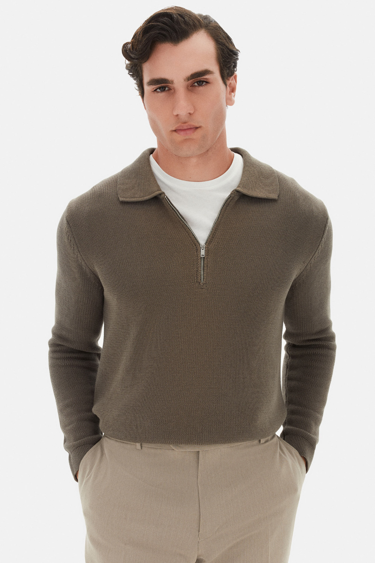 Relaxed Fit Vizon Kazak — بژ 5EC060011236M — تصویر 2 از 6