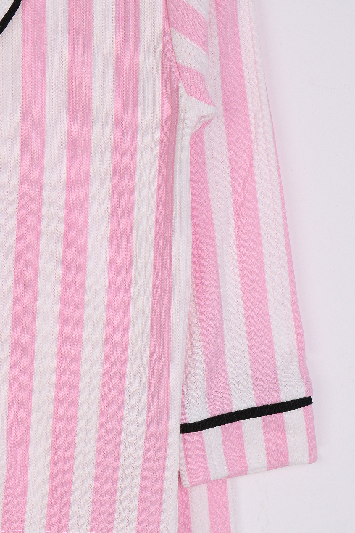 kinderos Çizgili Düğmeli Çocuk Pijama Takımı - 26K 4021 fotoğrafı 5 (önizleme)