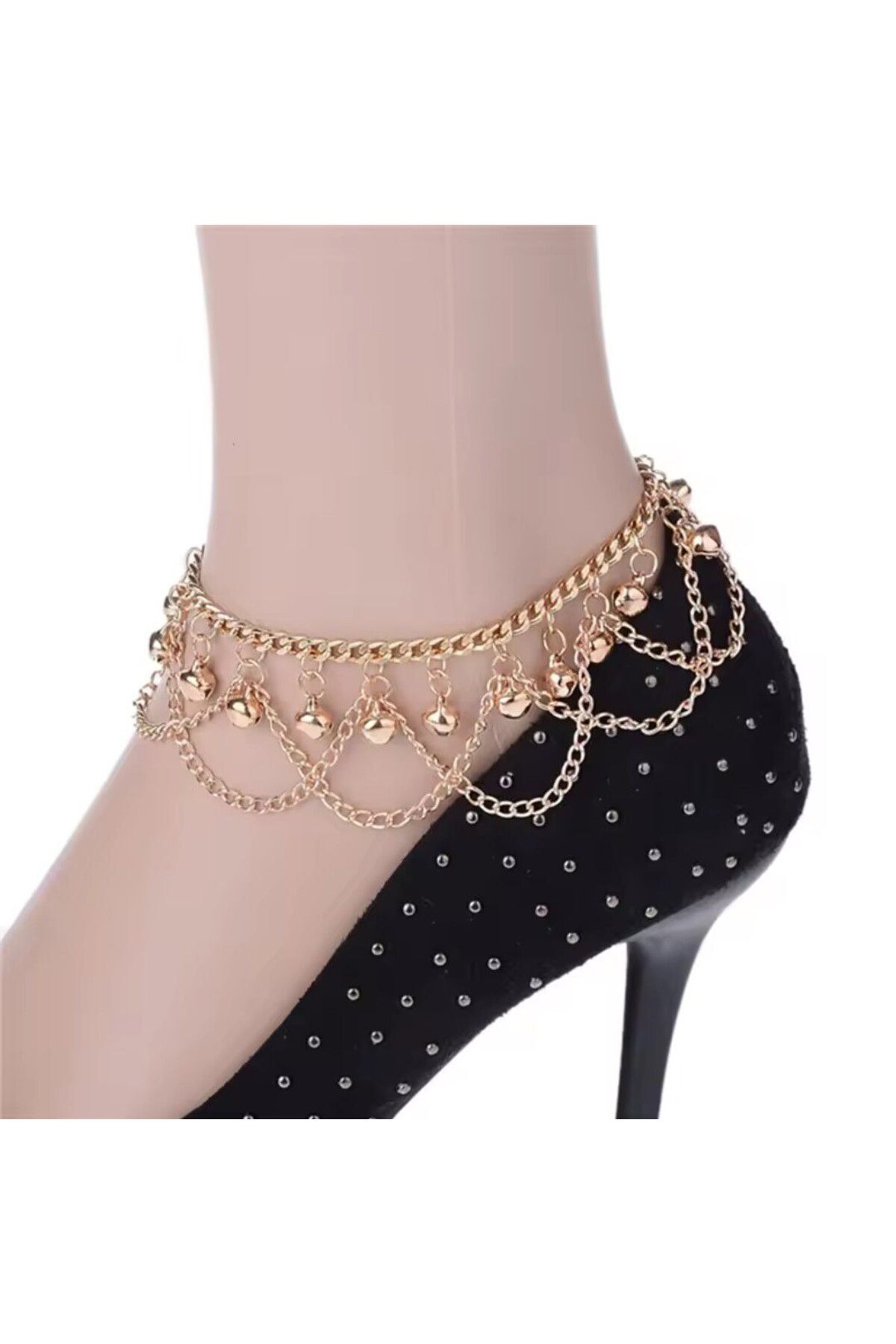 Shiklik Zarif Zilli Zincir Kadın Ayak Halhal