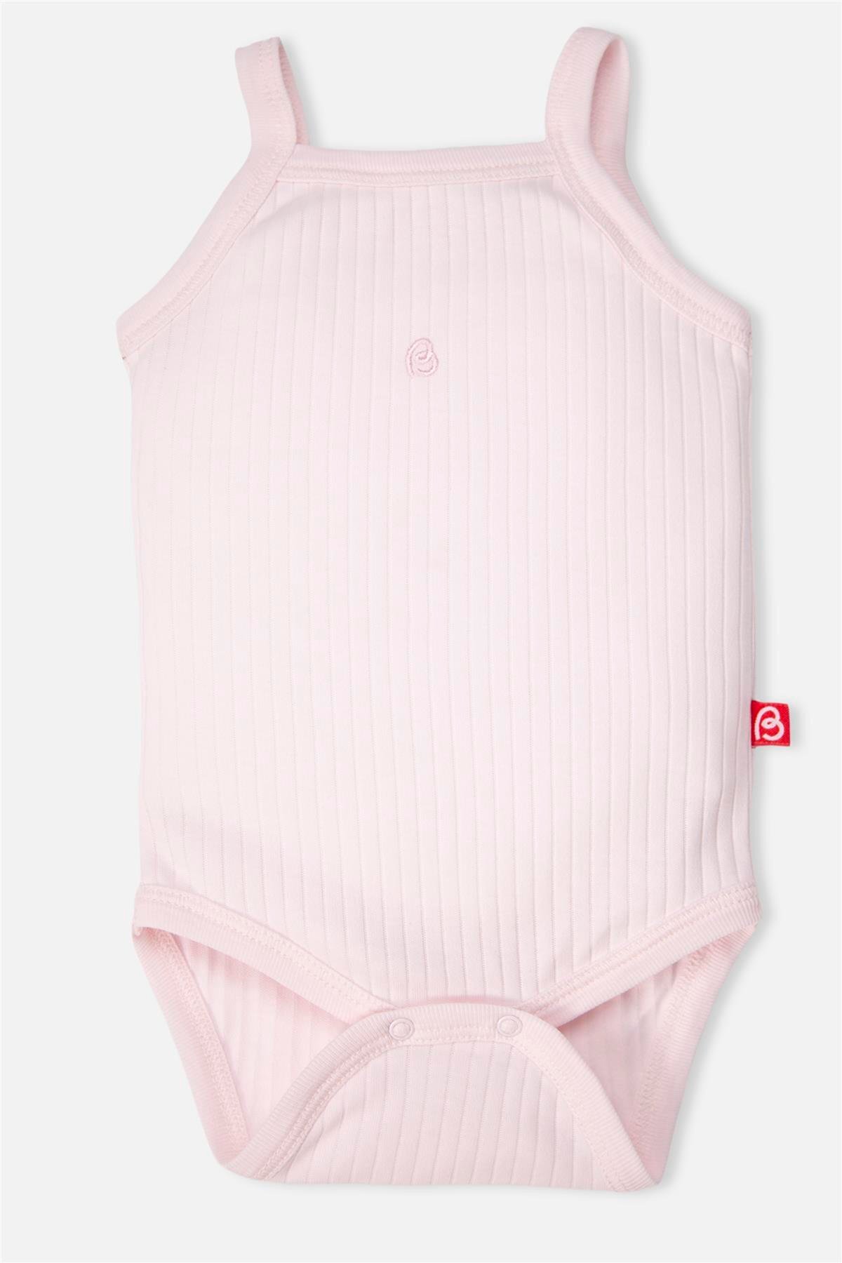 Bebetto İP ASKILI BODY 3LÜ (CUTE BUNNY) PEMBE fotoğrafı 3 (önizleme)