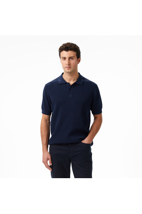 Nautica Erkek Lacivert Regular Fit Kısa Kollu Triko