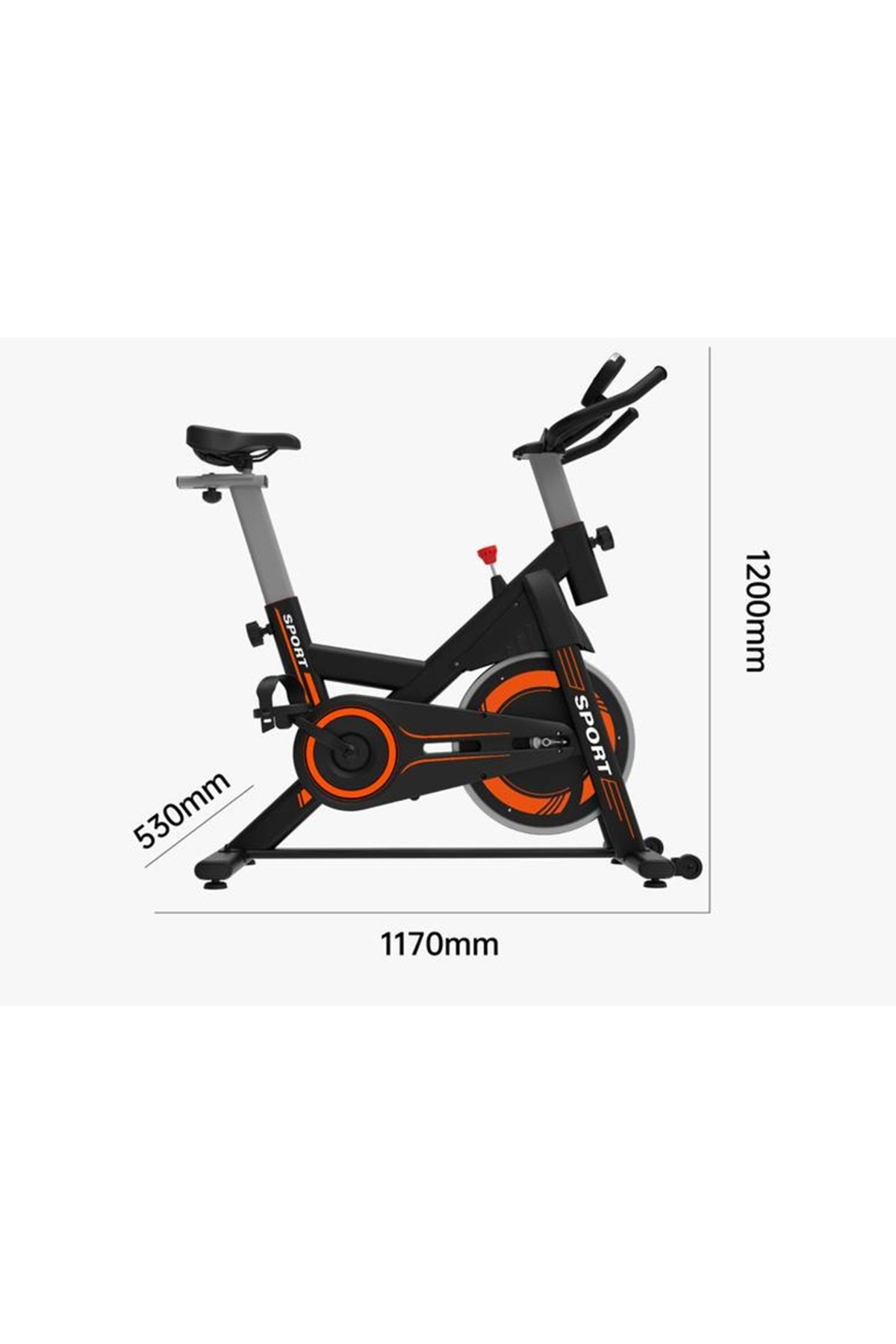 🚴‍♂️ دراجة تمارين هوائية ثابتة 8 مستويات مقاومة موديل LJJ-706 للمنزل