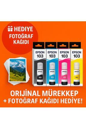 Epson 103 L5290,l3266,l3260,l3256,l3251,l3250,l3211 4 Renk Mürekkep Takımı 65ml