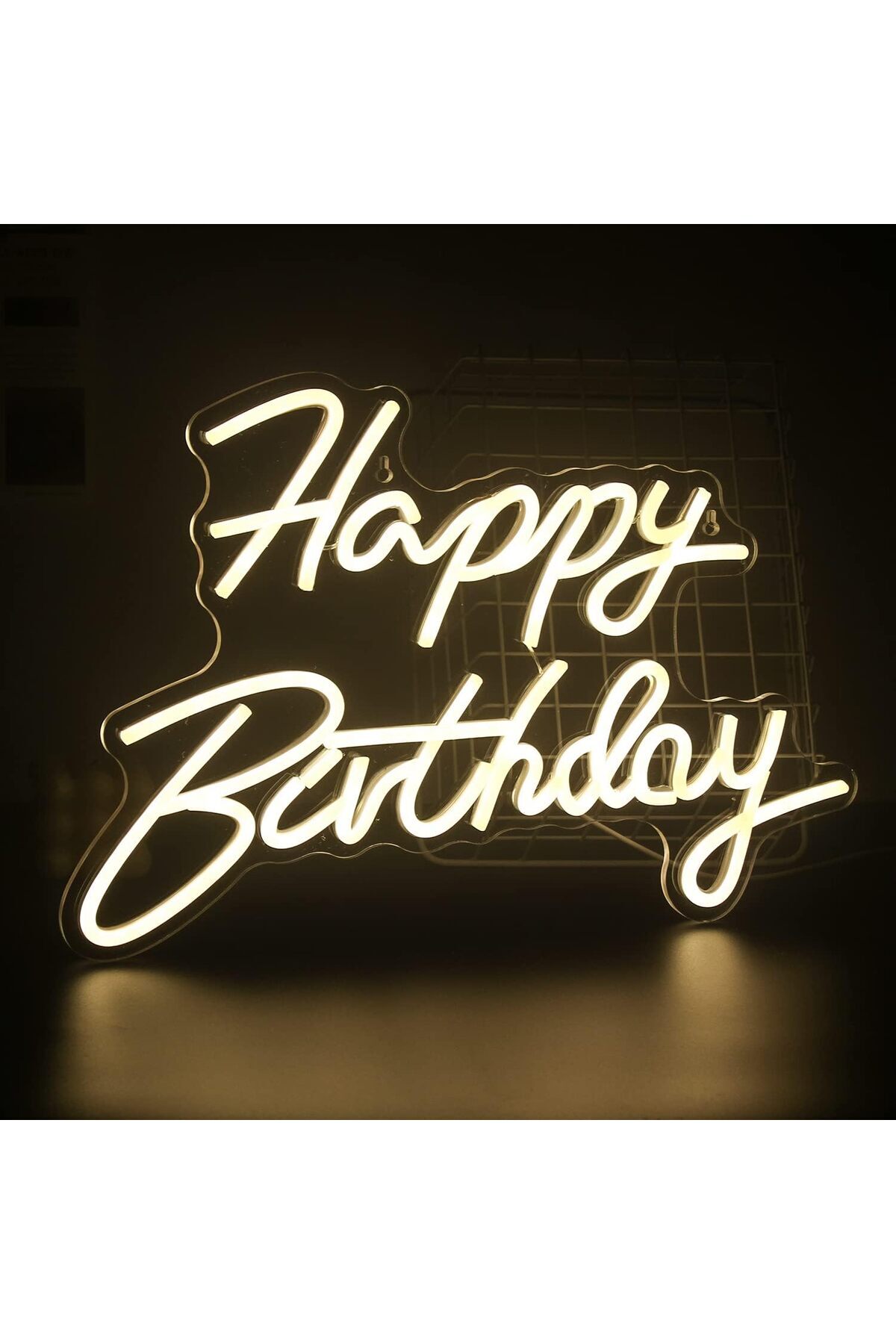TTT Happy Birthday Yazılı Neon Led Işık