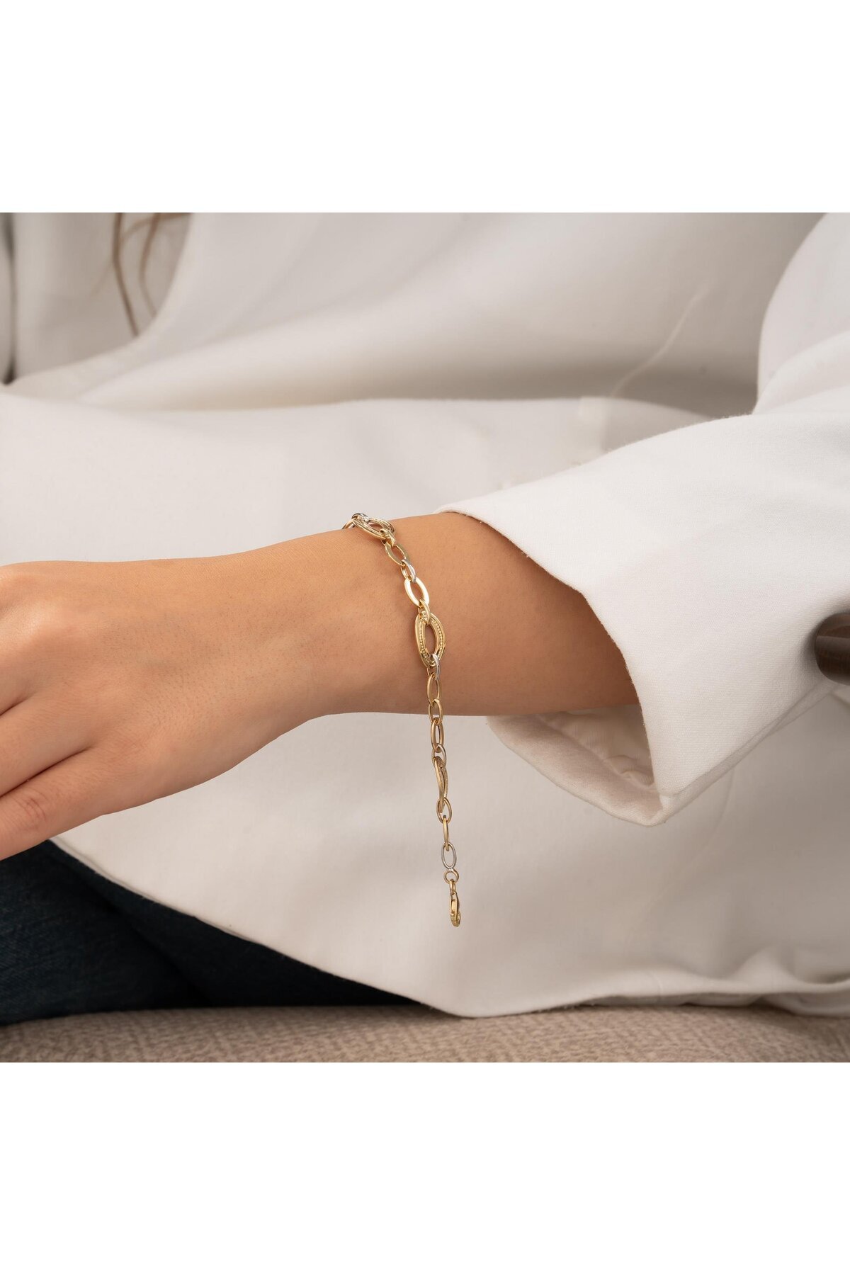 hakan mücevherat Spor Model 14 Ayar Altın Bileklik