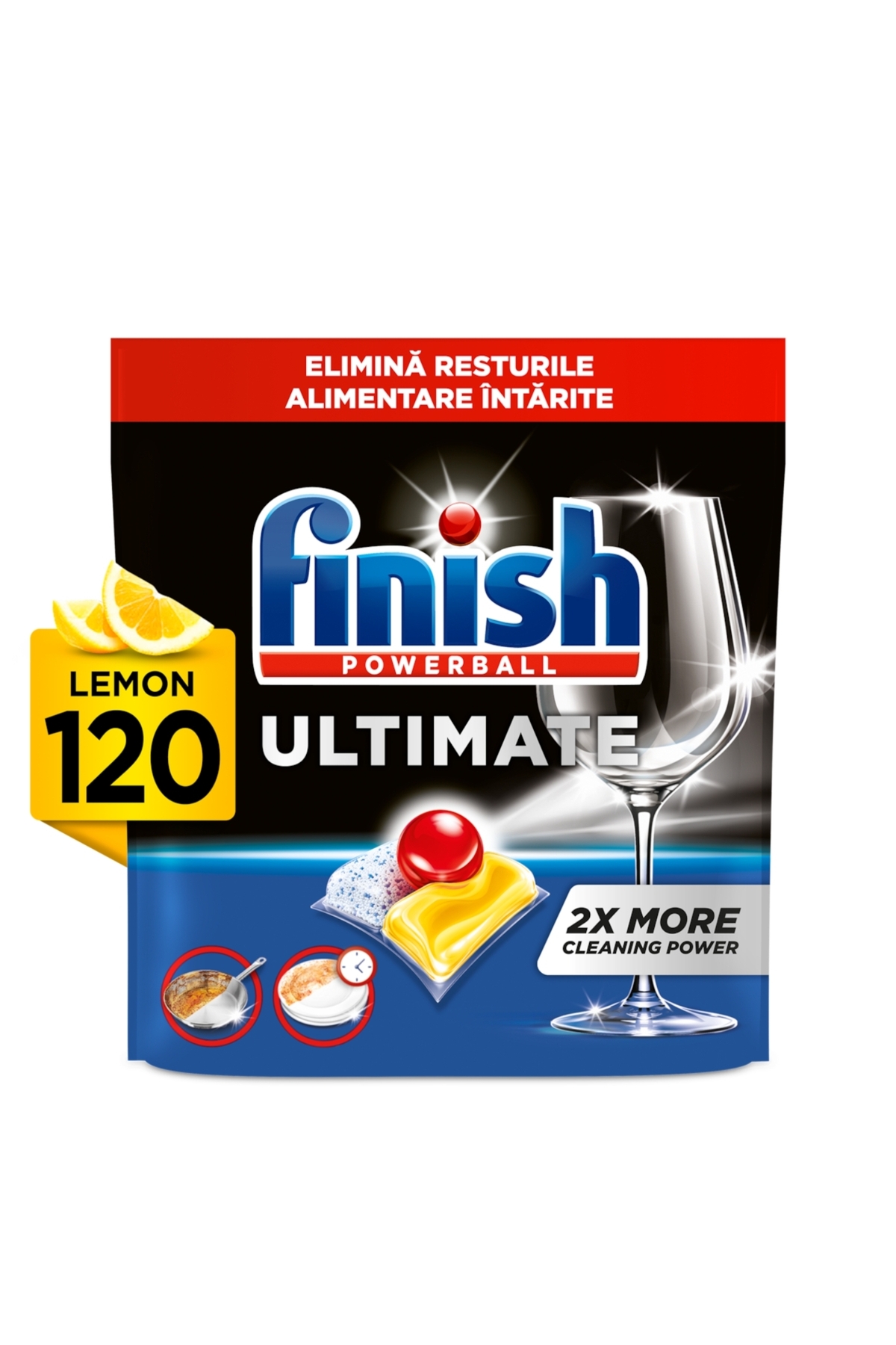 Finish Detergent capsule pentru masina de spalat vase Ultimate All in 1 Lemon...