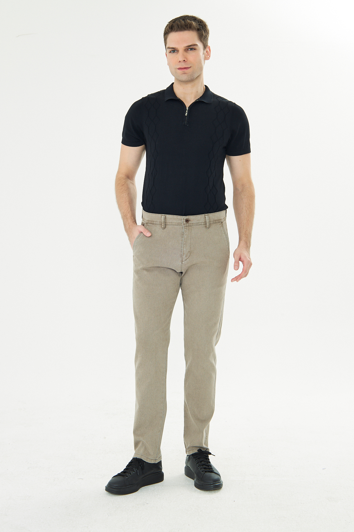 ARMANDO TORRE  Erkek Klasik Pantolon – Rahat Kalıp Günlük Giyim - Görsel 3