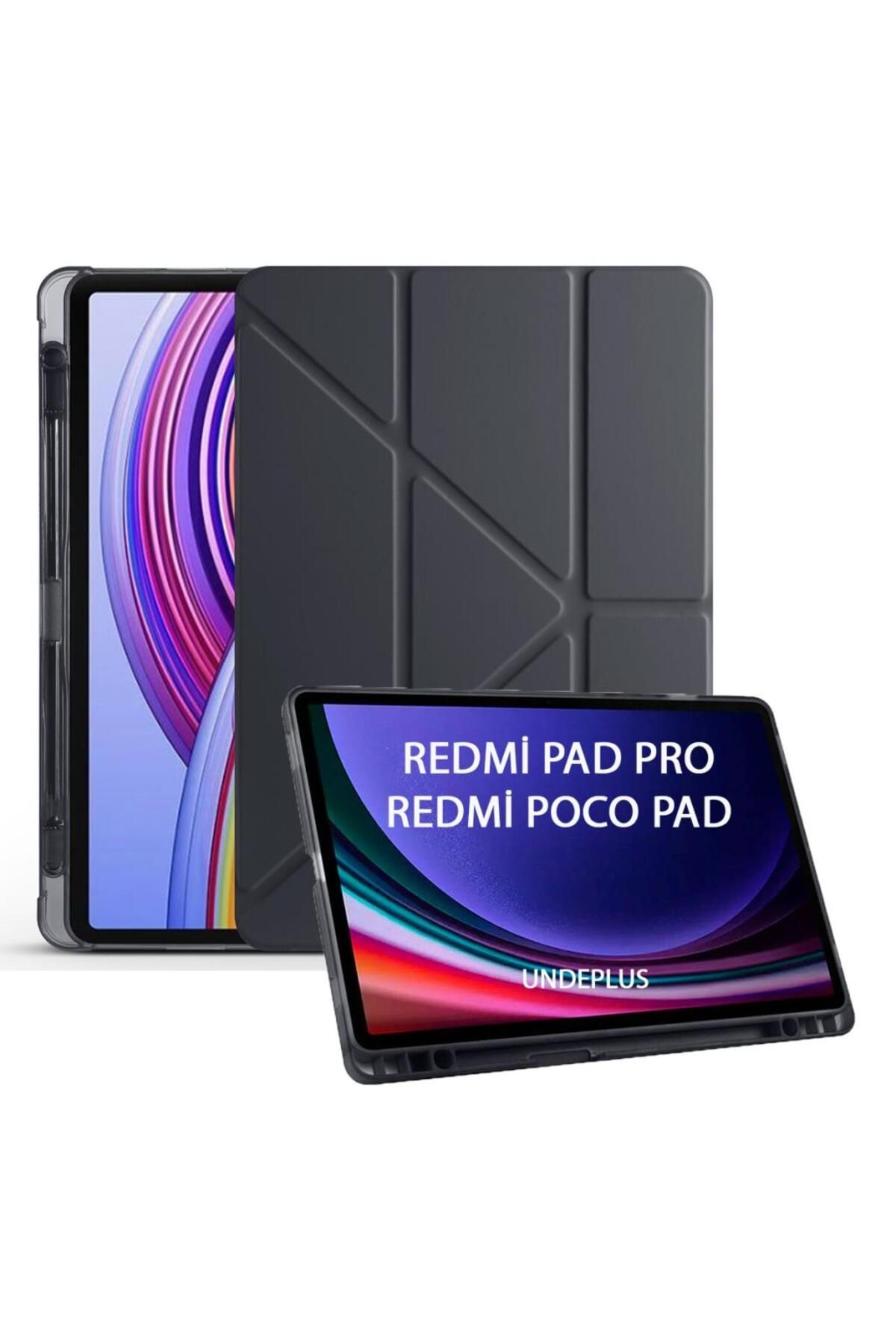 UnDePlus Xiaomi Redmi Pad Pro / Poco Pad 12.1inç Kılıf Kalem