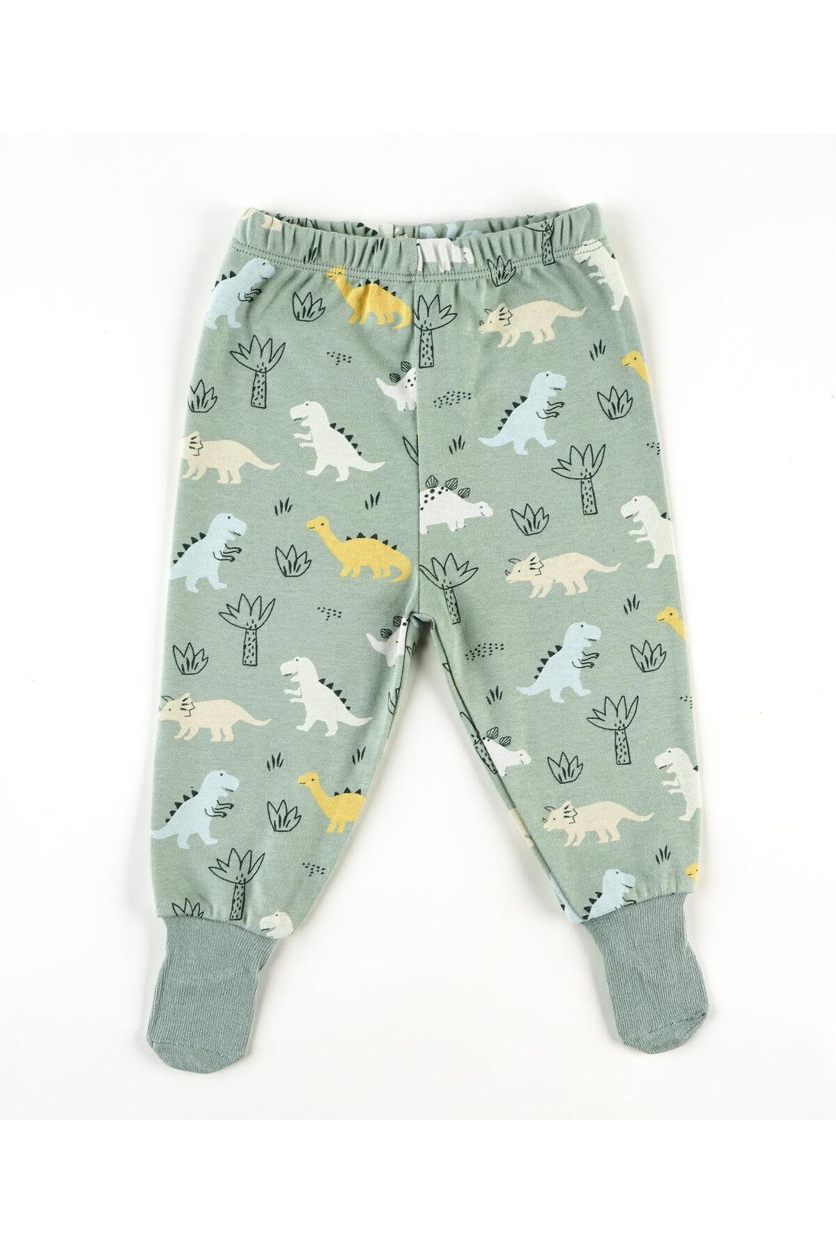 Mother Love %100 ORGANİK PAMUK 2'li Çoraplı Tek Alt 3-36 Ay fotoğrafı 2 (önizleme)