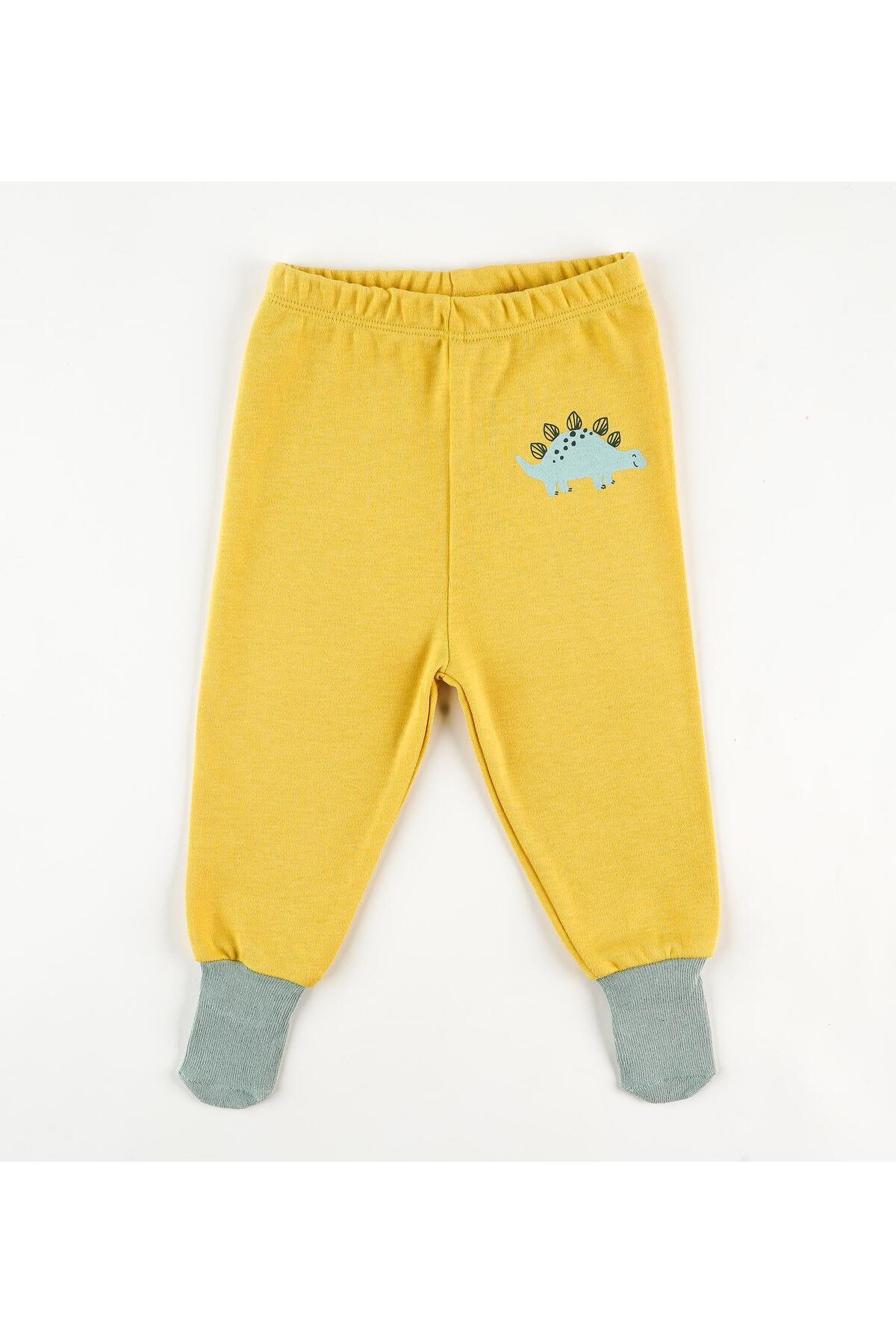 Mother Love %100 ORGANİK PAMUK 2'li Çoraplı Tek Alt 3-36 Ay fotoğrafı 3 (önizleme)