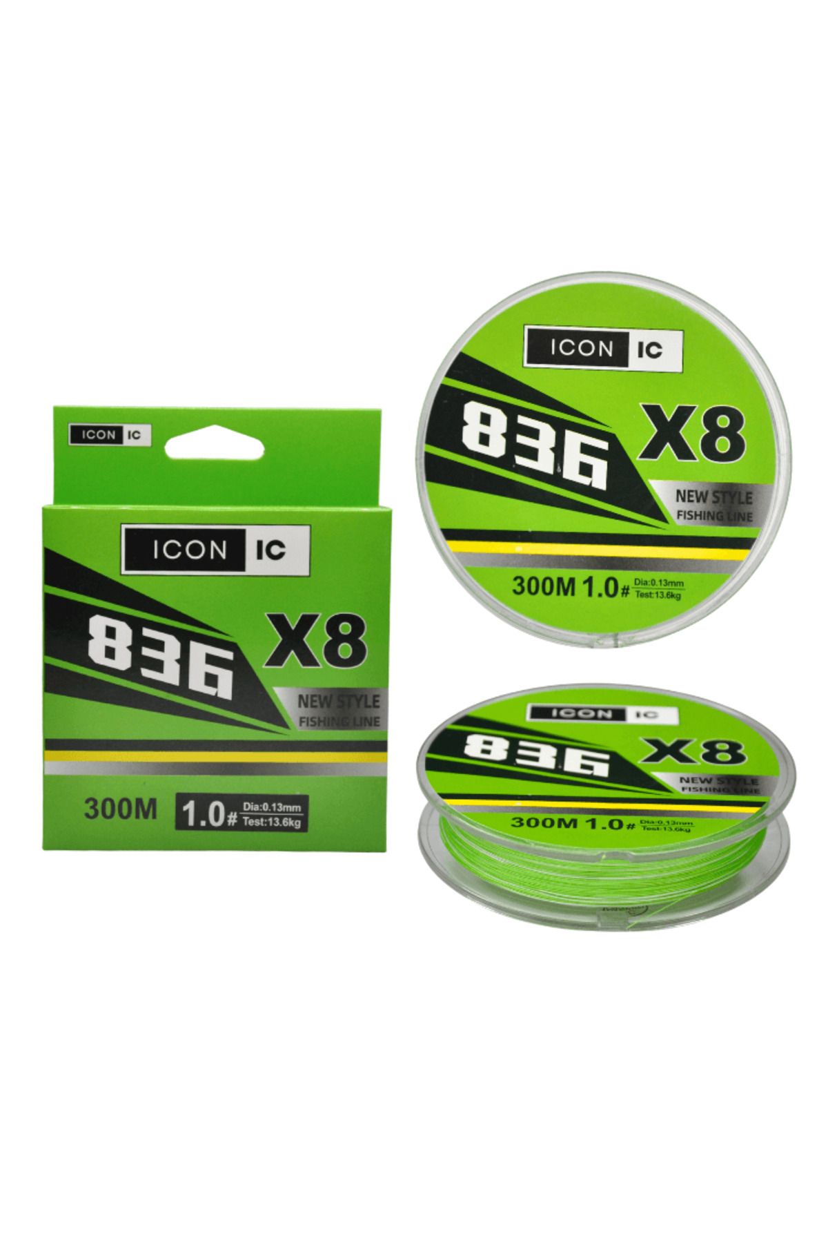 İCON İC Fishing ICON-IC NEO 836 Chartreuse 300m İp Misina