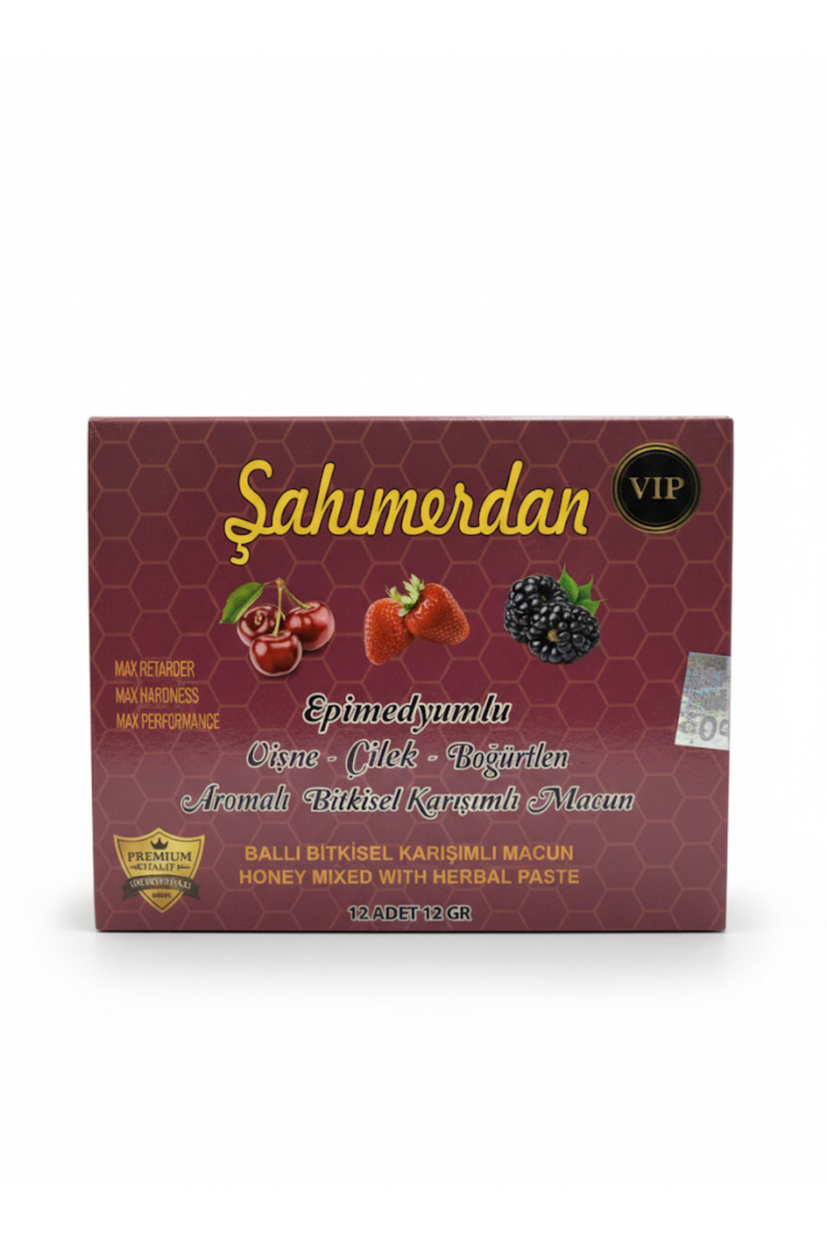 HAMİTOGULLARI Şahımerdan vip Vişne-çilek-böğürtlen aromalı macun