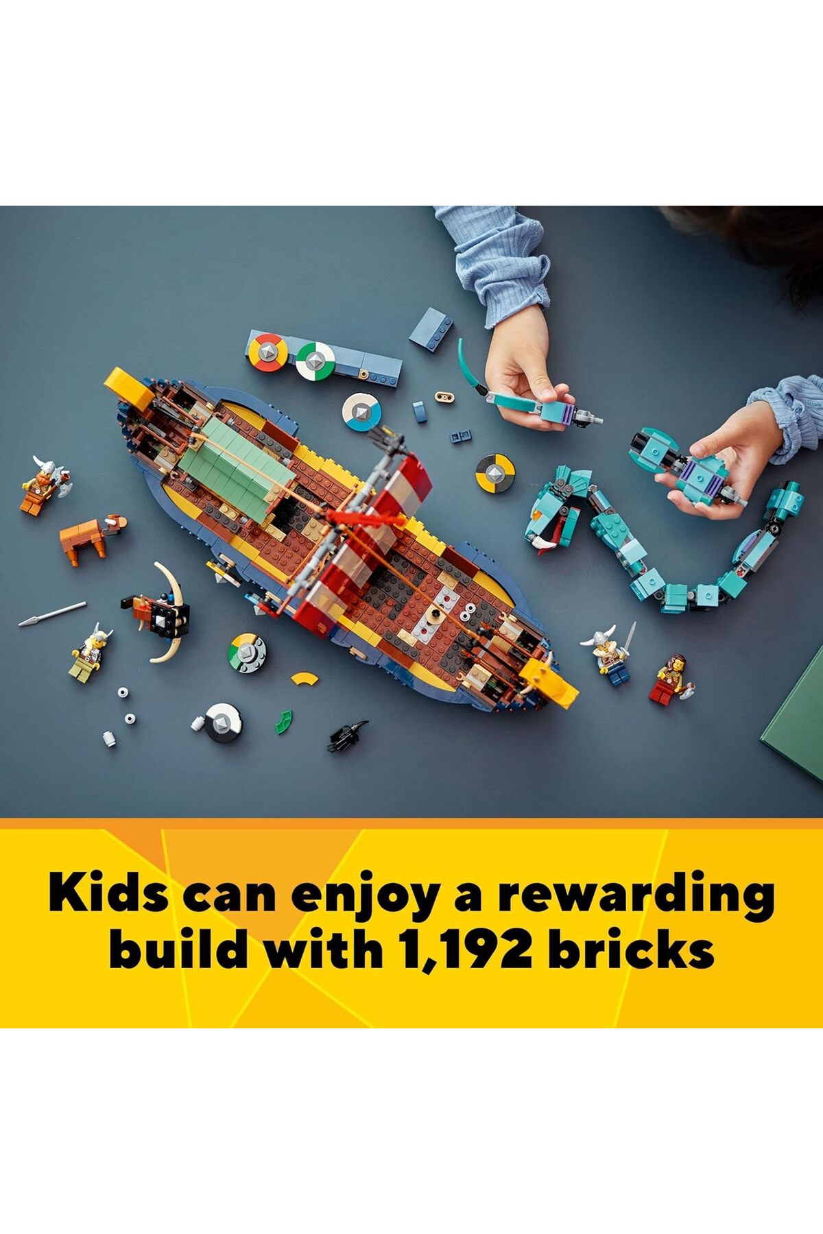 کشتی وایکینگ ۳ در ۱ کریتور و مار میدگارد ۳۱۱۳۲