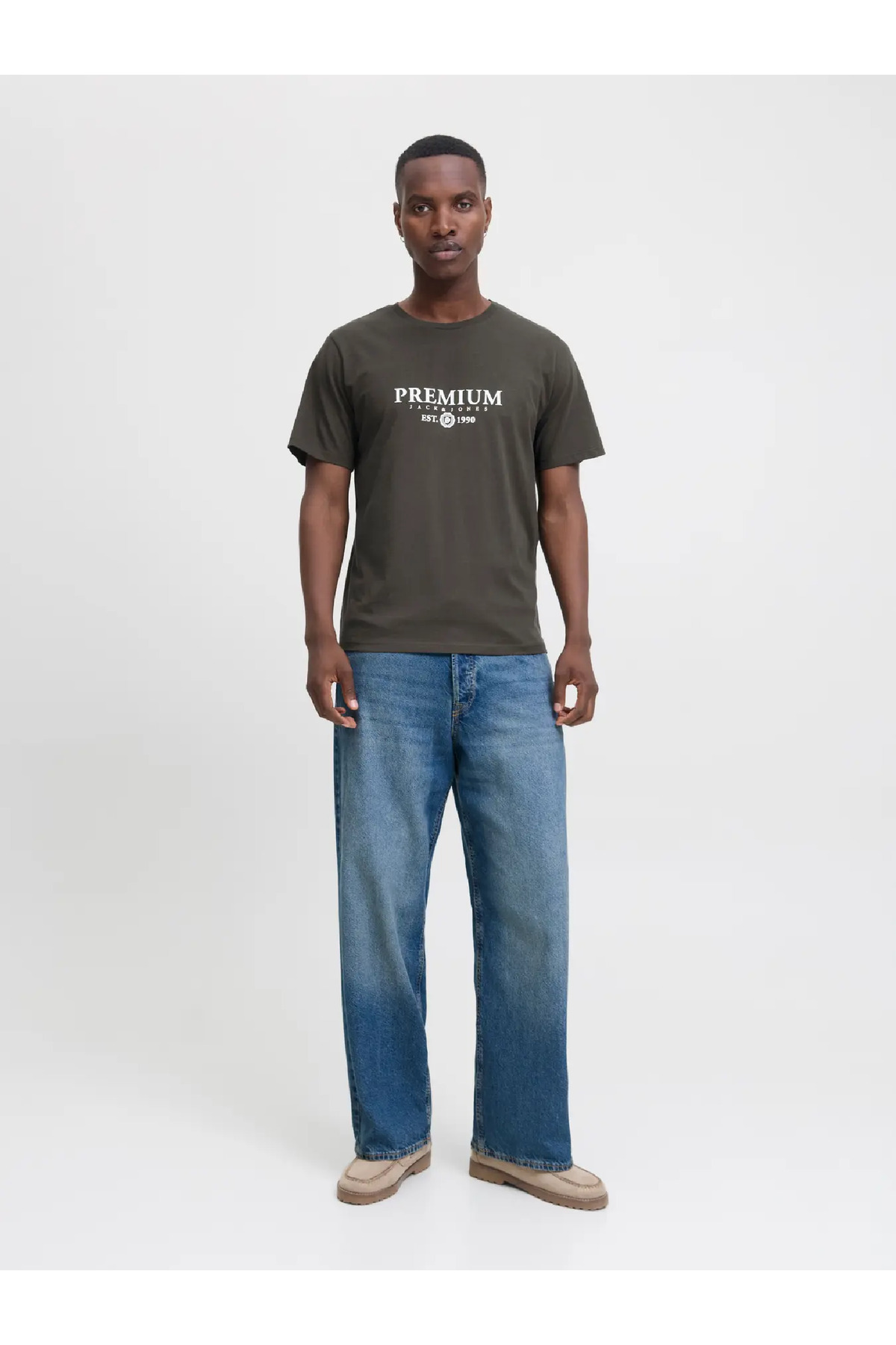تیشرت مردانه راسته آستین کوتاه | جک اند جونز Jack & Jones 12291945 - تصویر 4