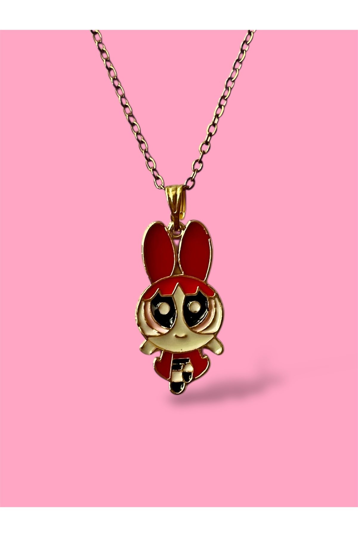 FALAVİ  Powerpuff Girls Blossom Çelik Kolye