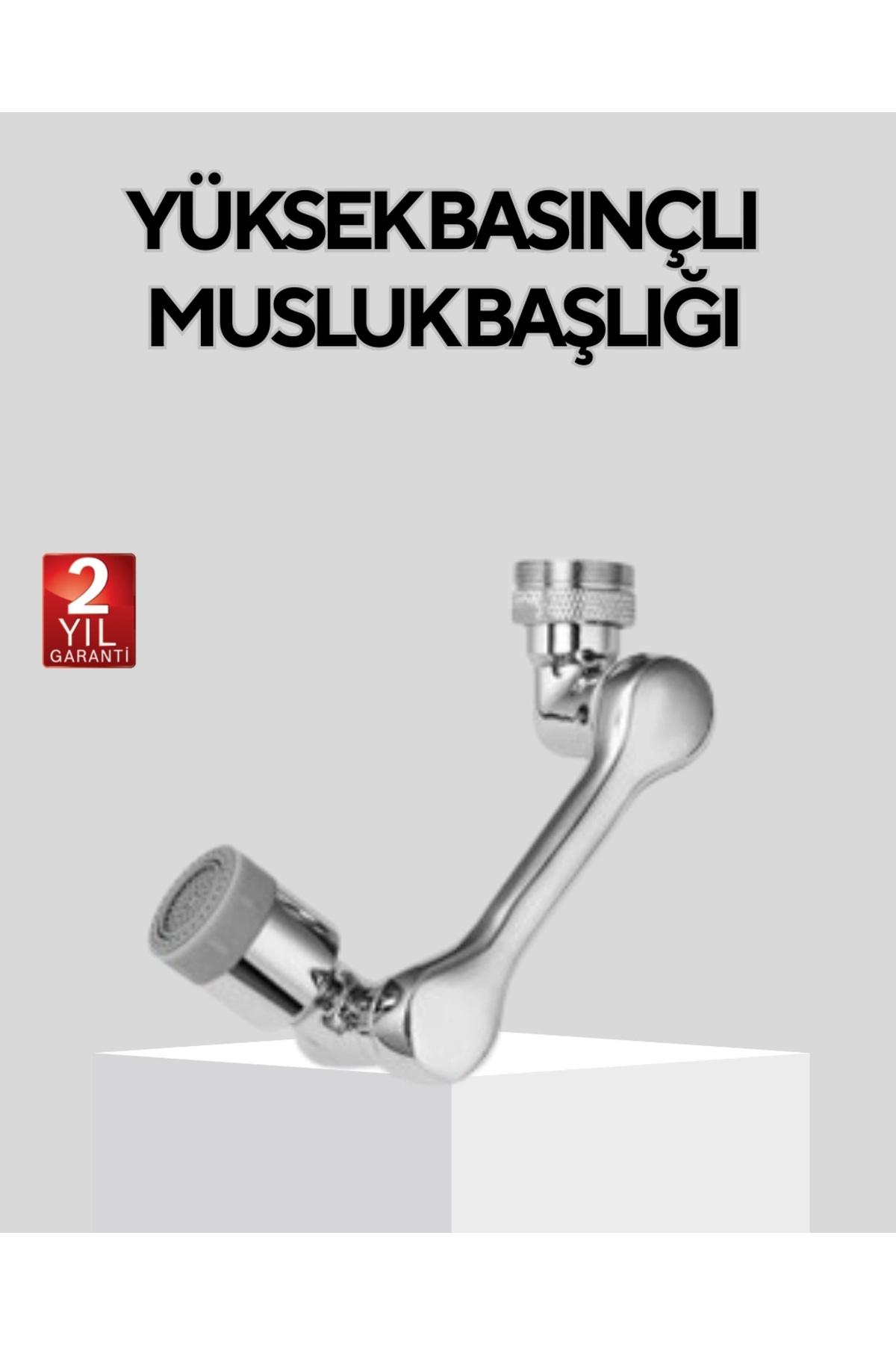 shopwave Döner Musluk Başlığı Çok Açılı Robotik Kol Su Tasarruflu