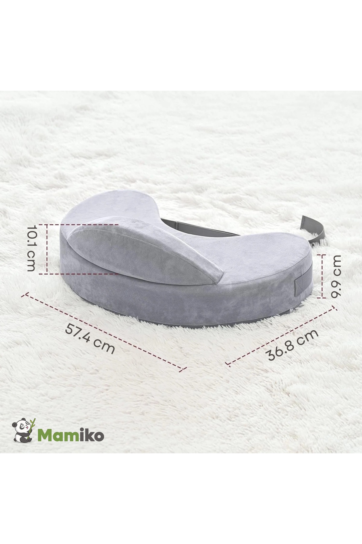 Mamiko Bebek Emzirme Yastığı, Anne-Bebek, Visco İç Dolgulu Ergonomik Yastık, Yenidoğan Emzirme Yastığı fotoğrafı 6 (önizleme)