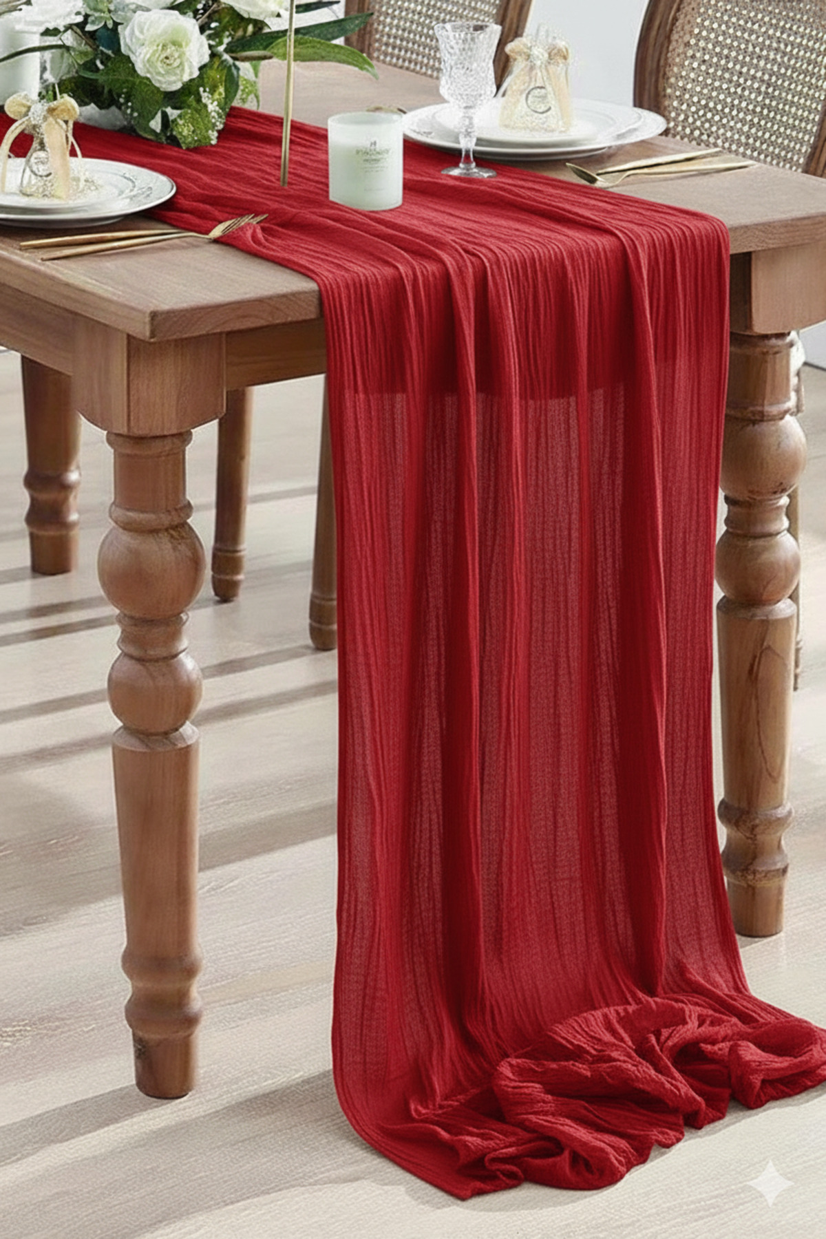 KAMİZ Bohem Runner Masa Örtüsü Modern Ev Dekoru Düğün Nişan Masa Örtüsü Çeyiz Seti %100 Pamuk