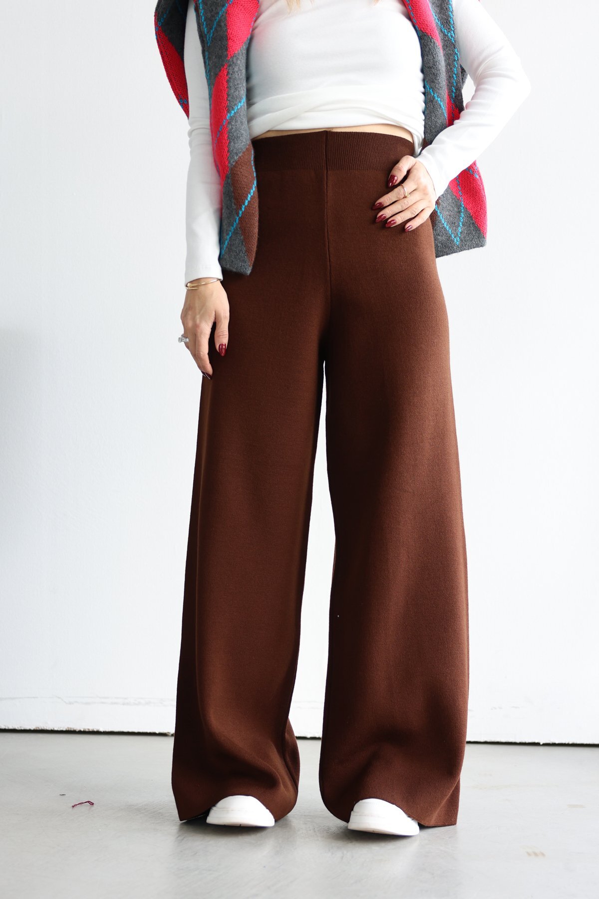 Merino Textured Knitwear Pants