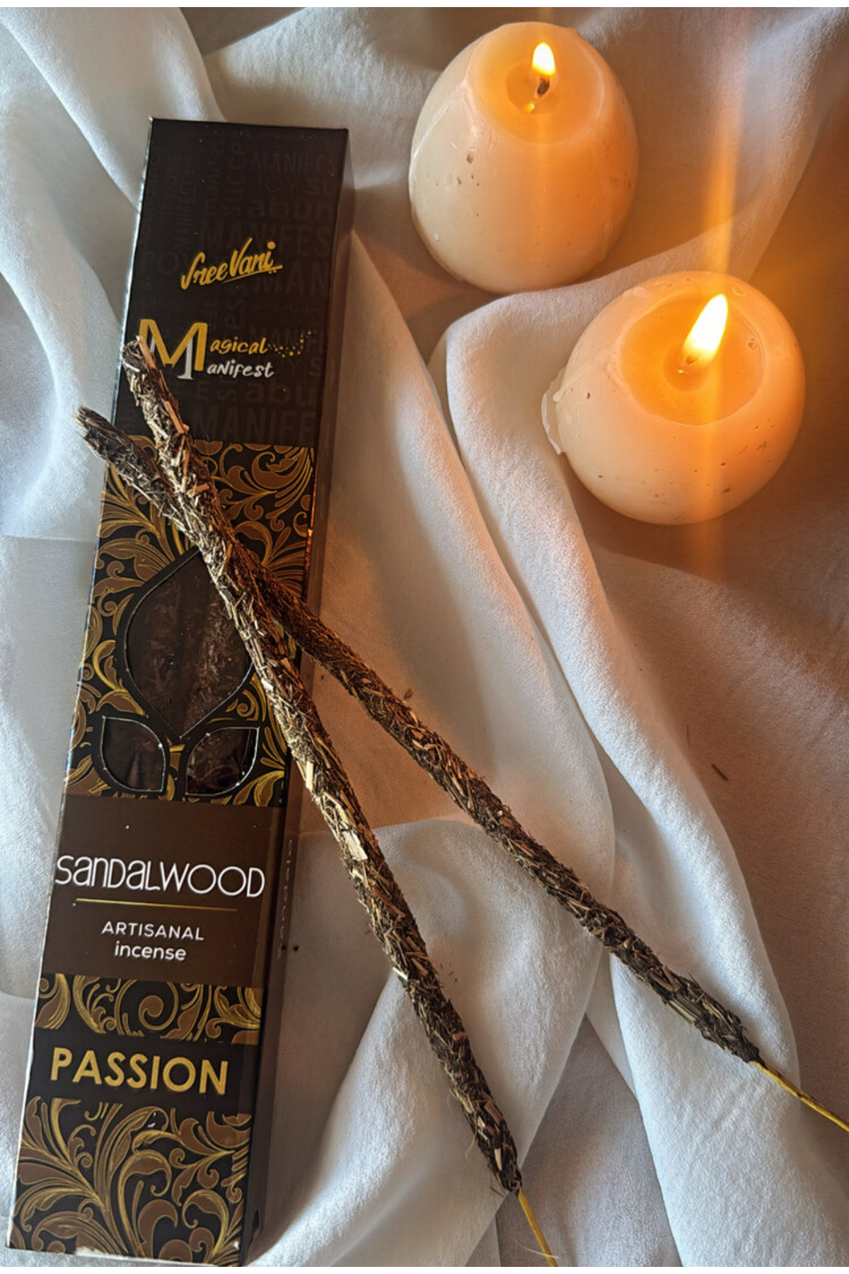 Sree Vani Manifest Herbal Incense / Meditation/for calmness and passion