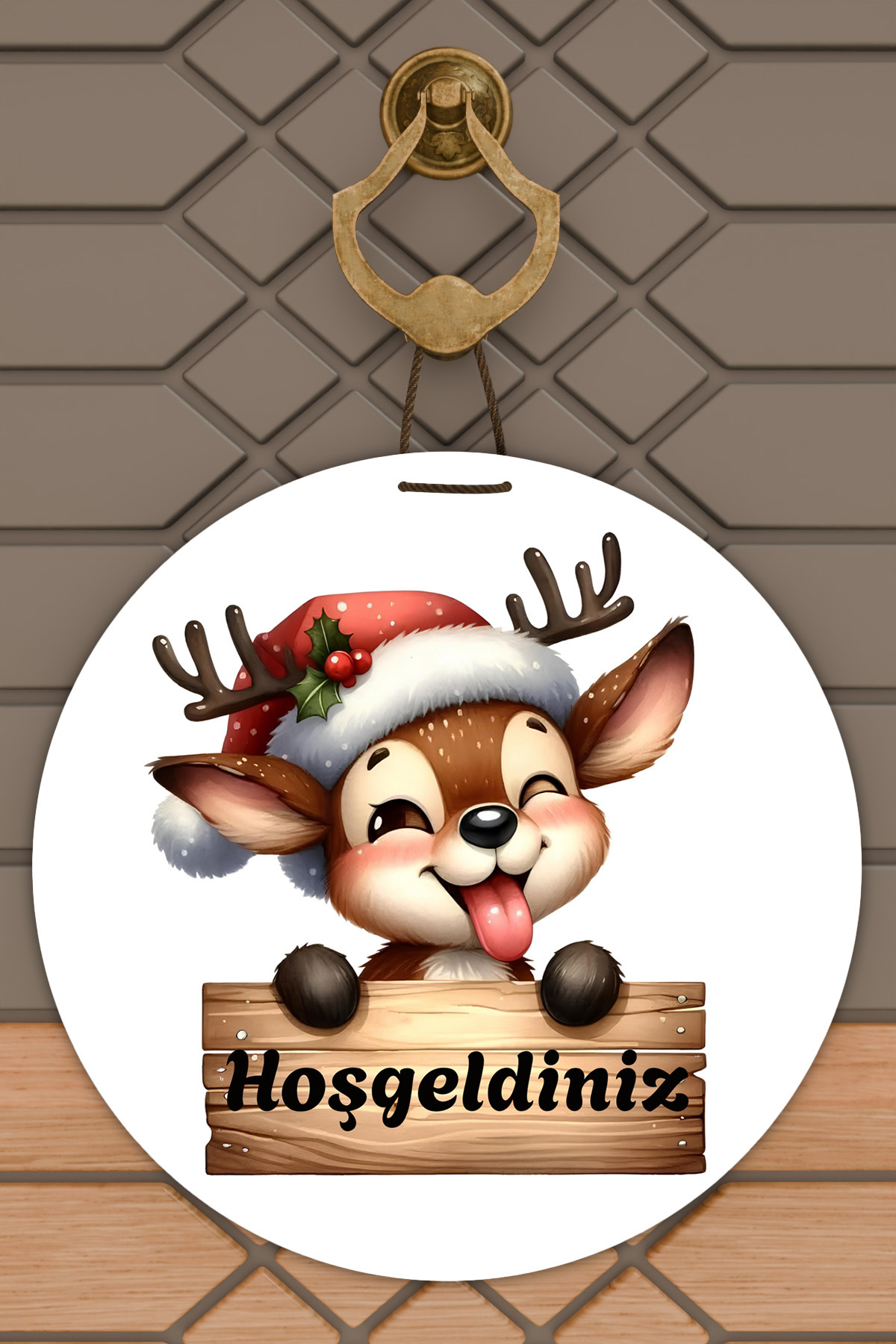 High Quality Digital Printing, New Year, Merry Christmas, New Year themed Door ornament, Wall Ornament