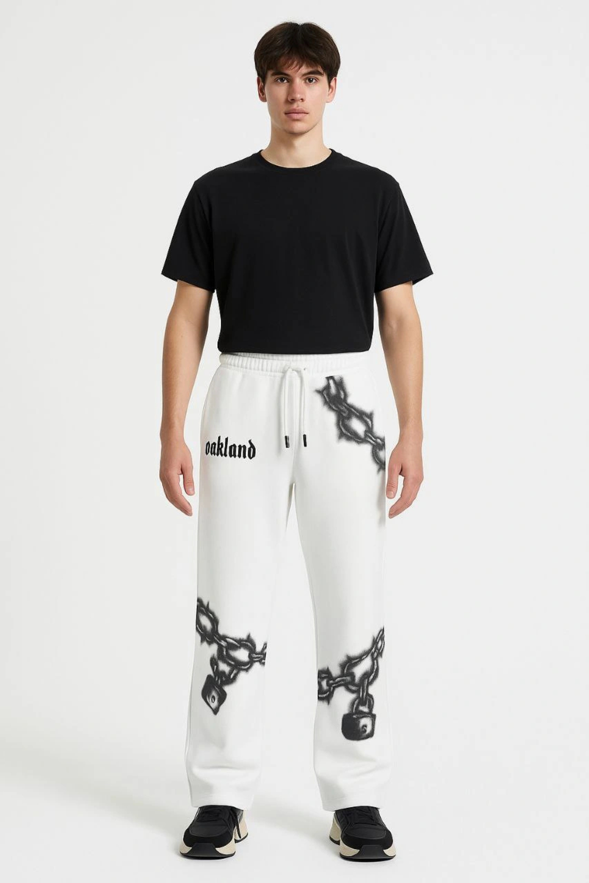 Ivora IVORA WEAR Erkek Üç İplik Pamuklu Baskılı Cepli Jogger Buggy Pantalon ...