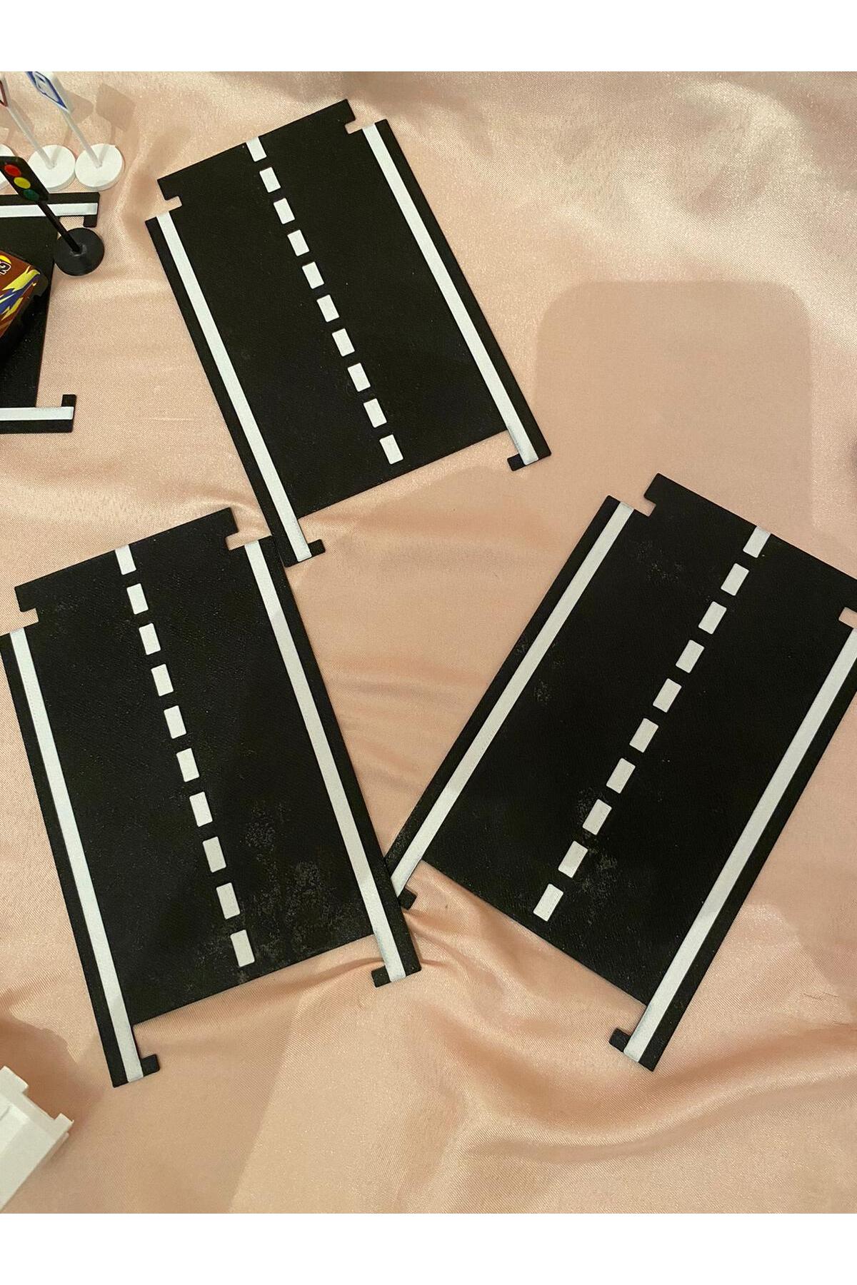 مینی اسباب‌بازی آسفالت – مجموعه ترافیک، ماژول جاده یدکی – قطعه جاده مستقیم (۱ عدد) ۱۷ سانتی‌متر