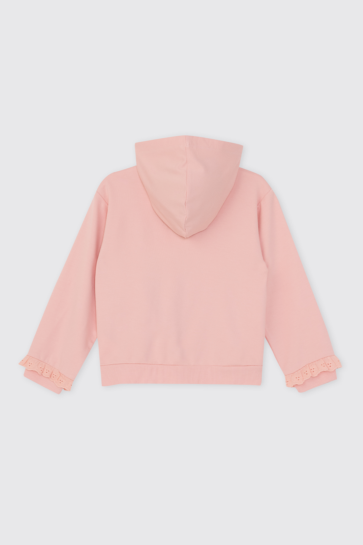 Panço Kız Bebek Fermuarlı Pudra Sweatshirt fotoğrafı 2 (önizleme)