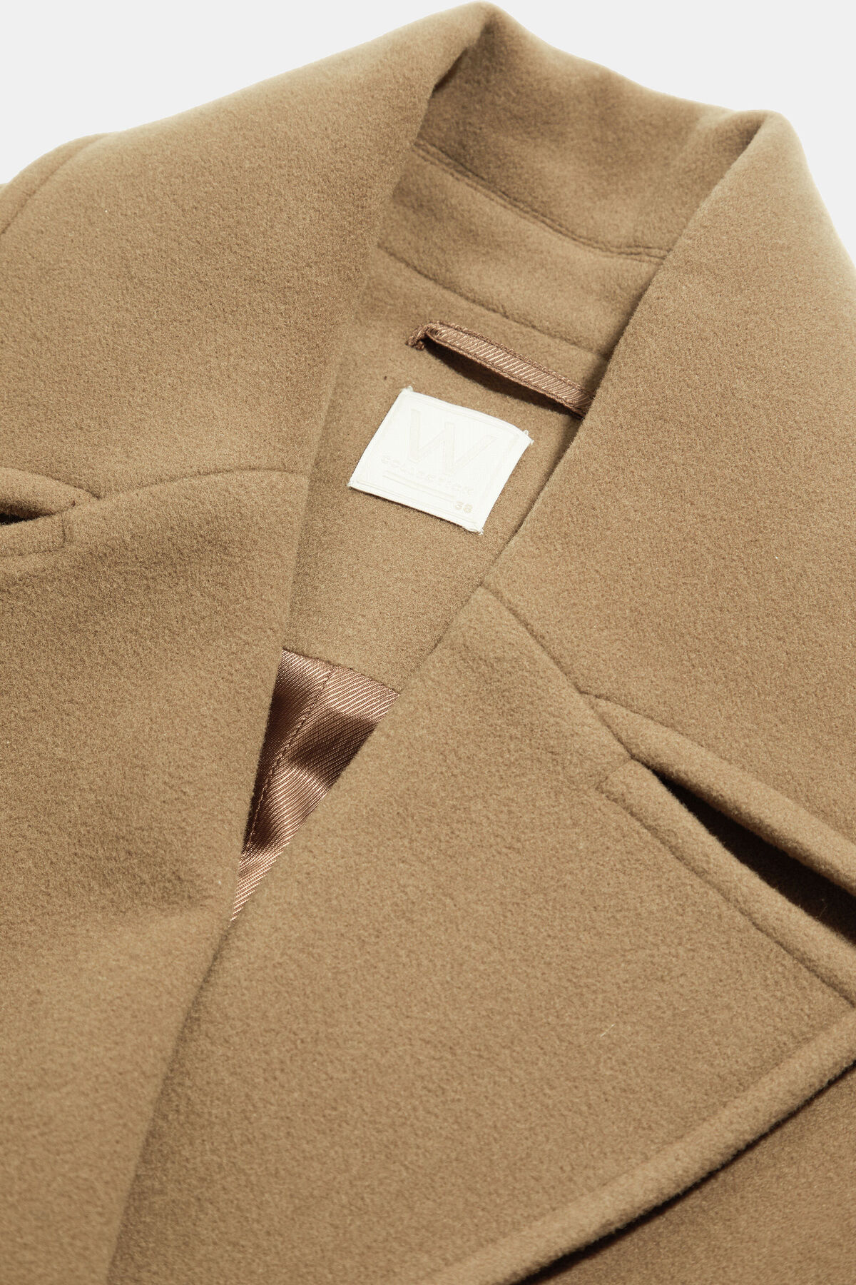 W Collection  VİZON YÜN KARIŞIMLI KABAN - Görsel 3