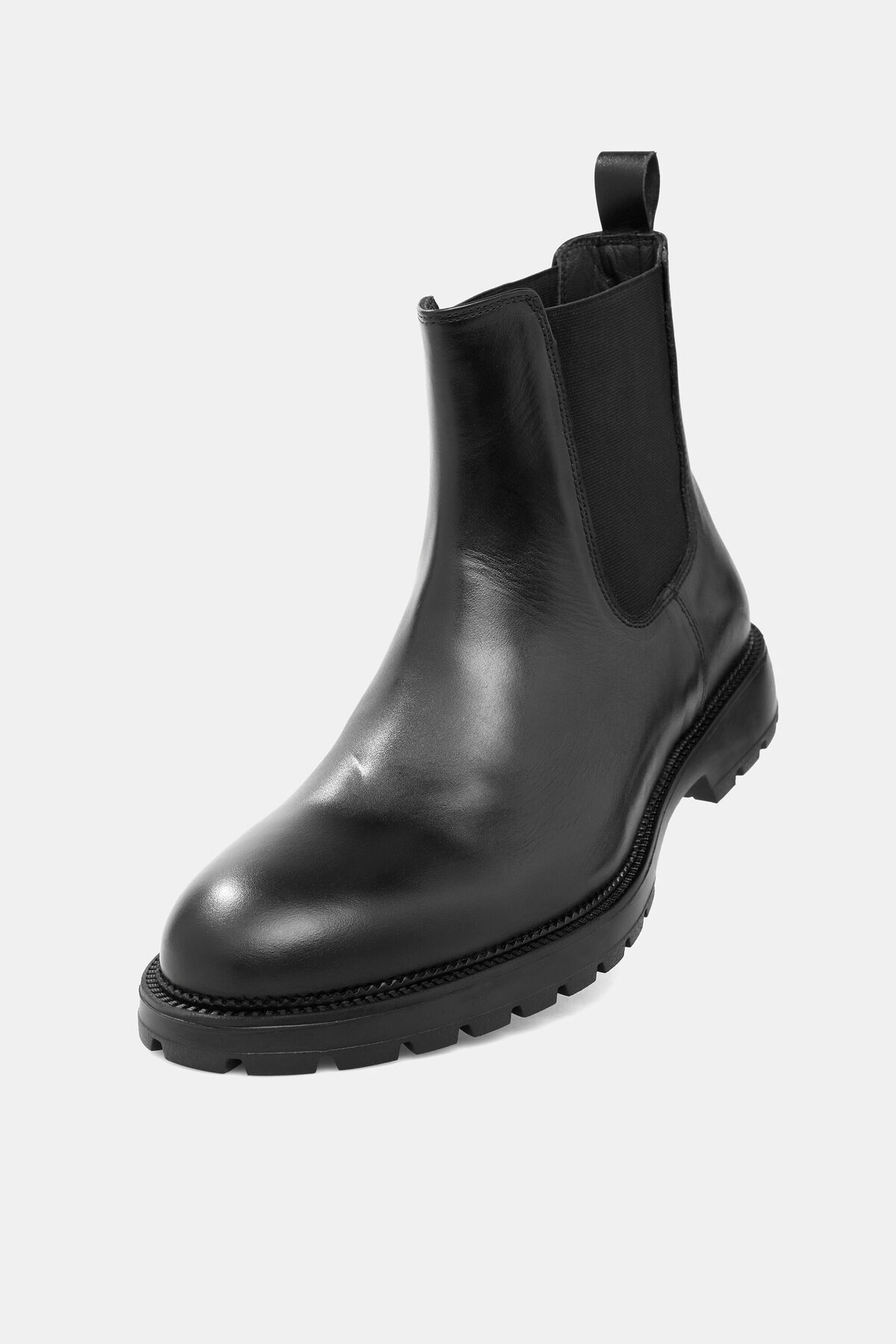 W Collection Siyah Deri Bot görsel 5